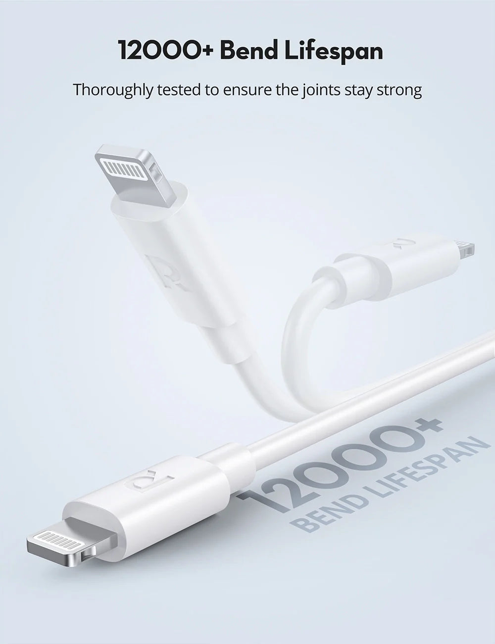 USB-C to Lightning Fast Charging Cable – MFi Certified, 1 Meter