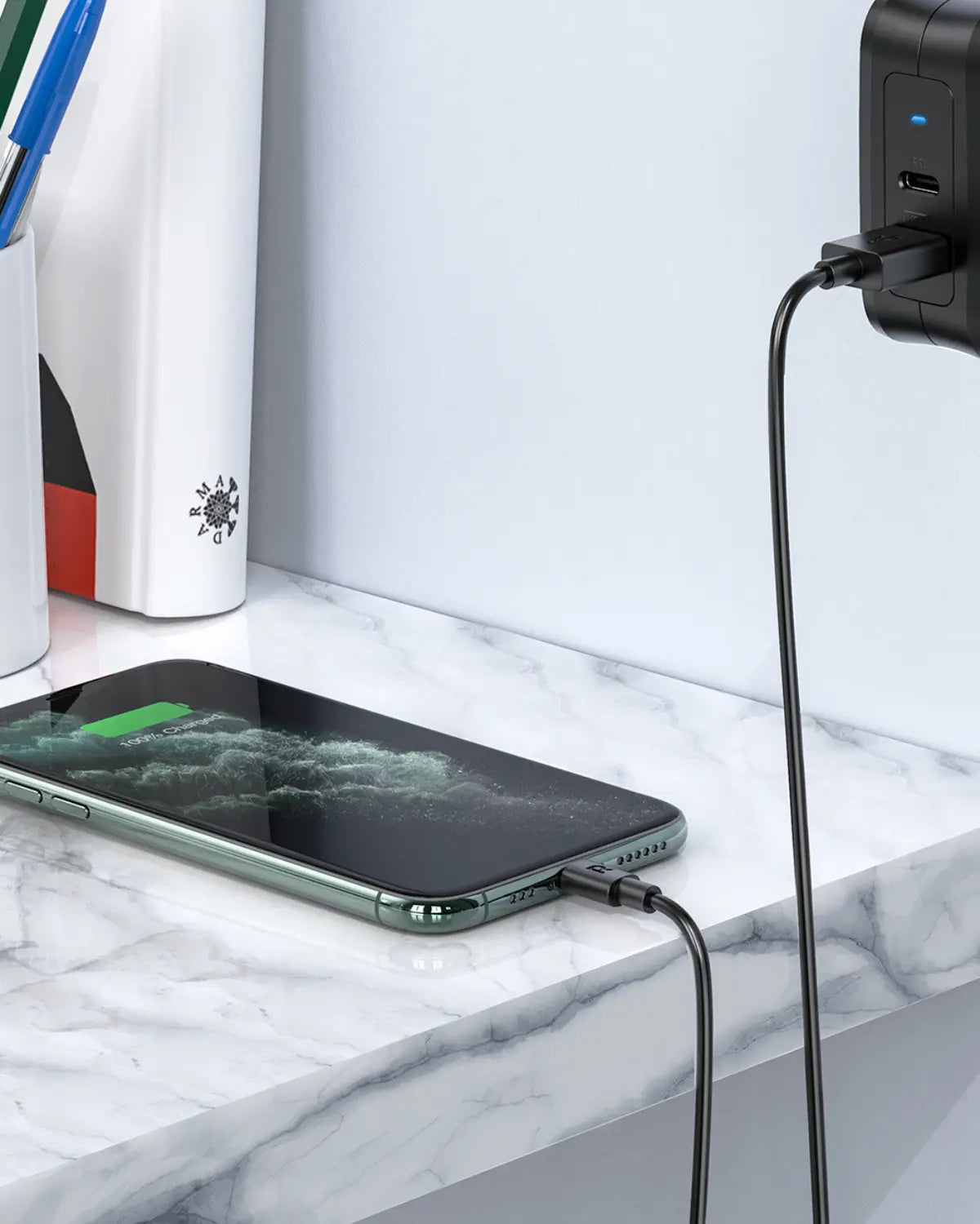 USB-A to Lightning Fast Charging Cable – MFi Certified, 1 Meter