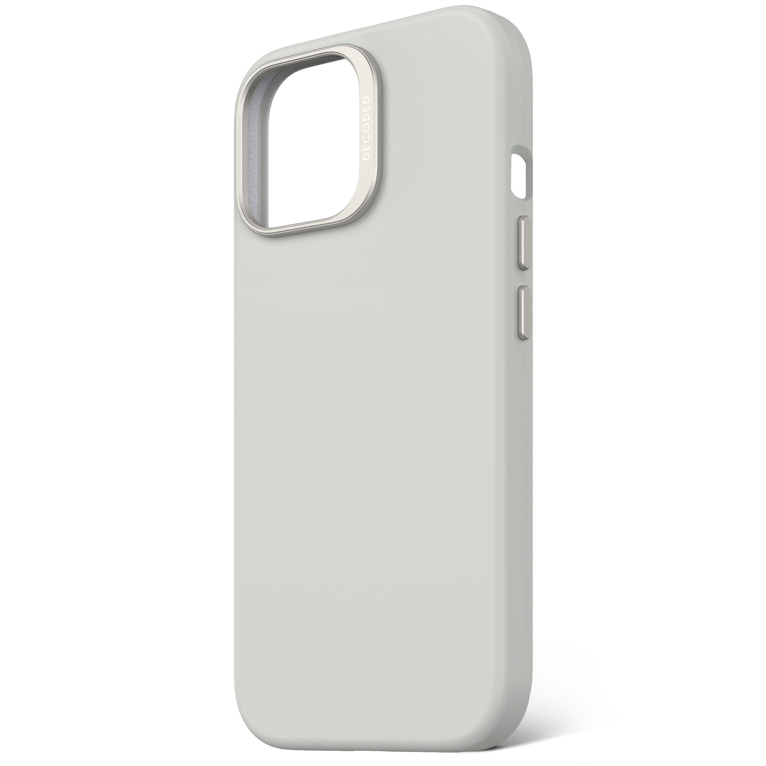 Decoded Stone Grey Silicone Case for iPhone 15