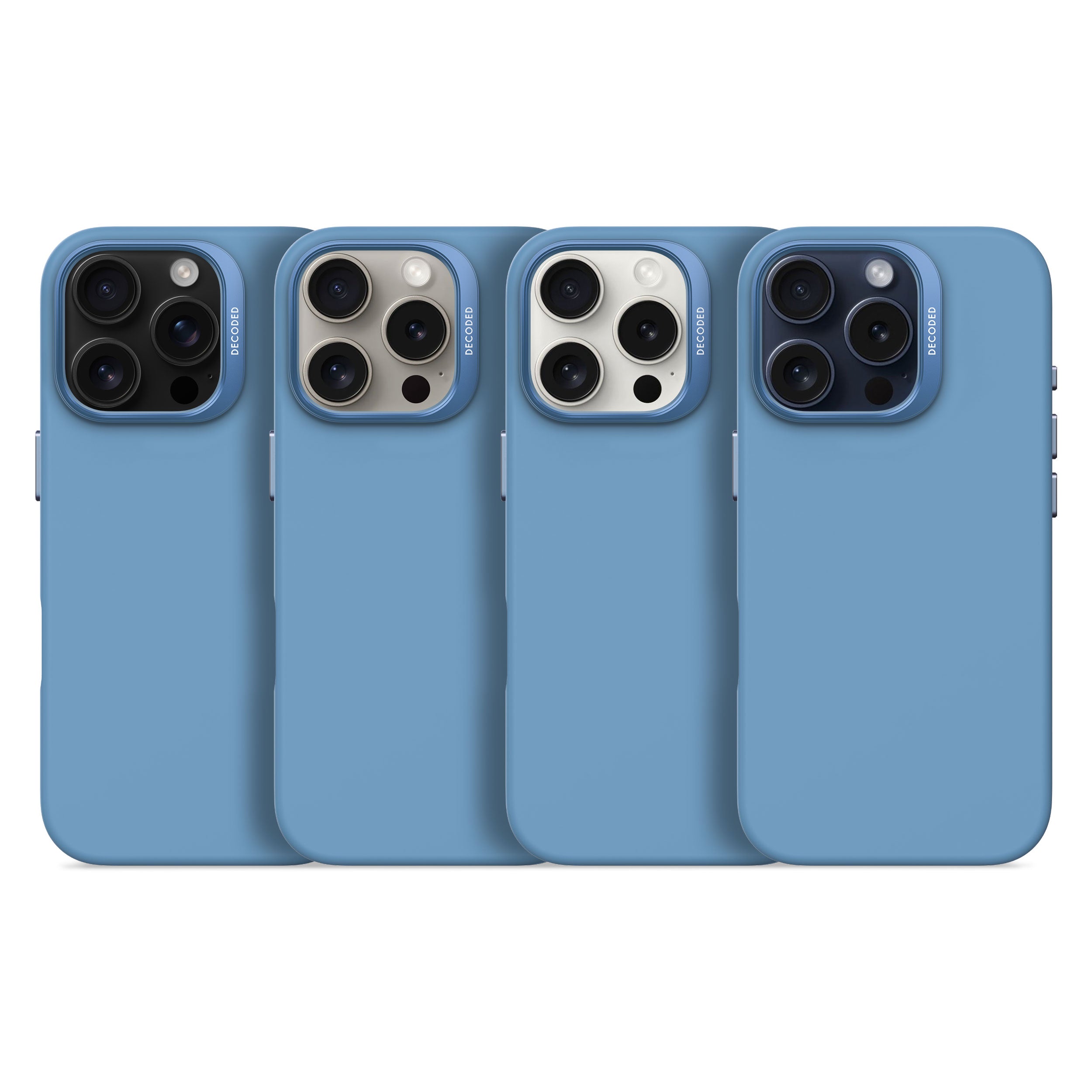 Air Blue Silicone Case for iPhone 15 Pro