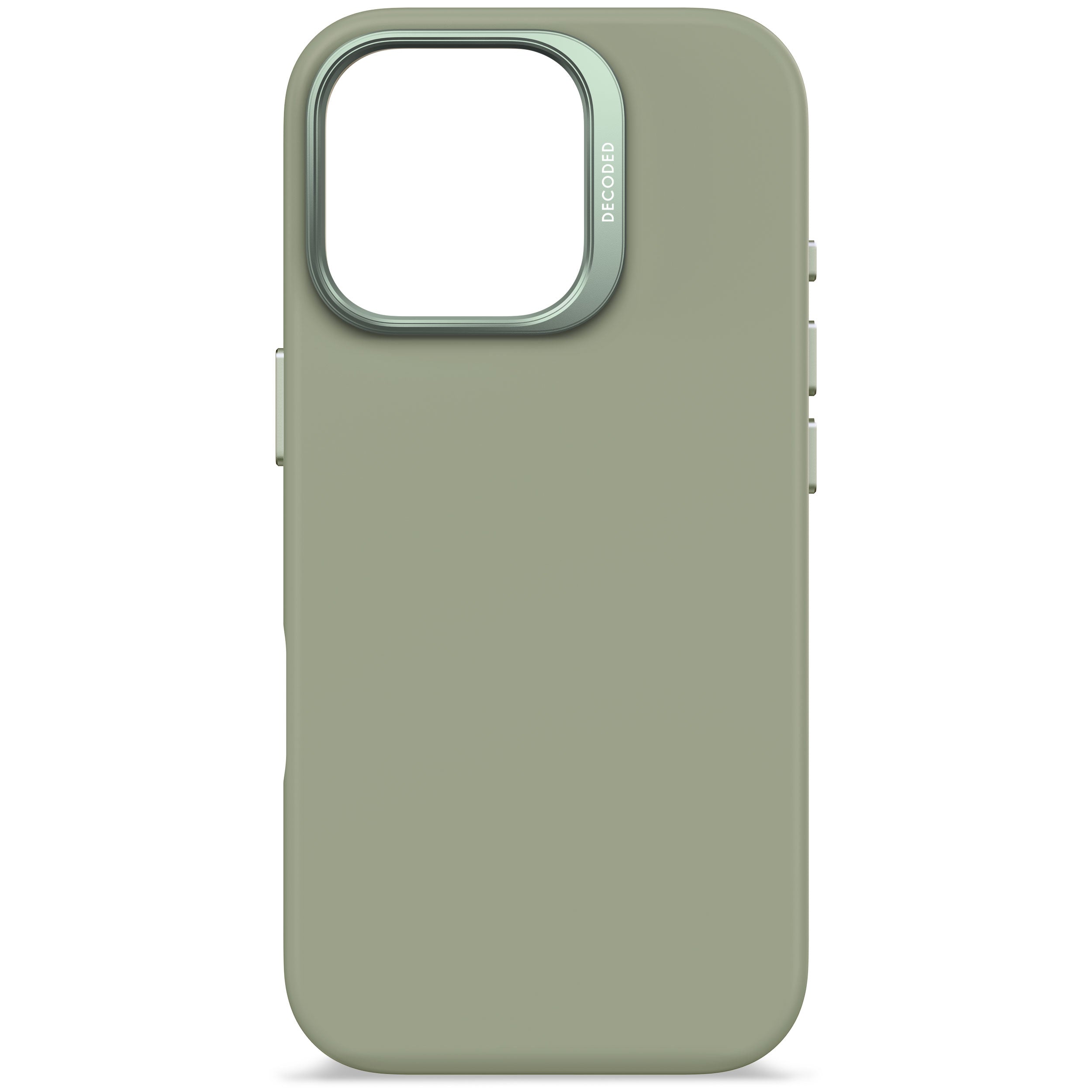 Jade Green Silicone Case for iPhone 15 Pro