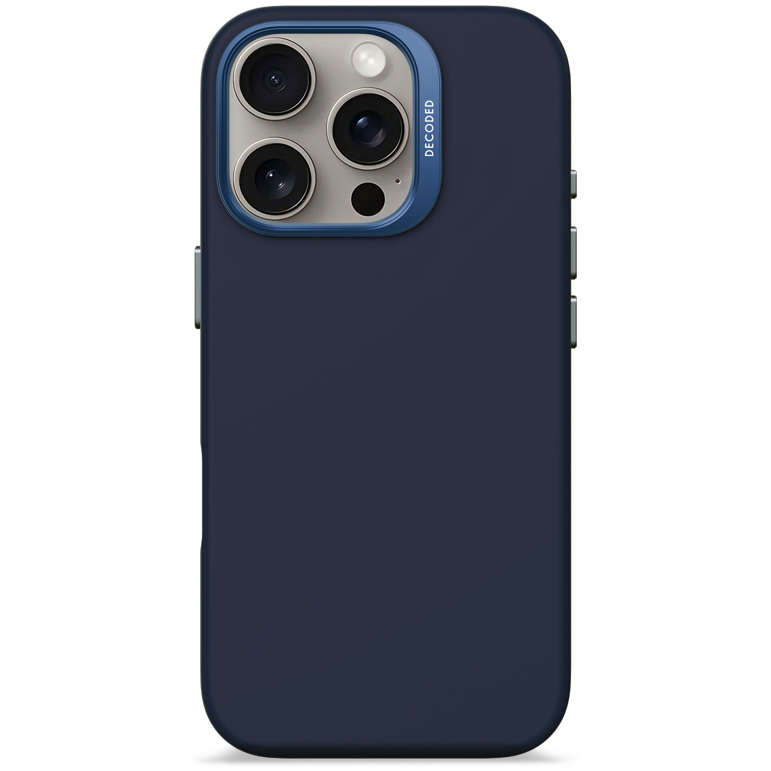 Blue Print Silicone Case for iPhone 16 Pro