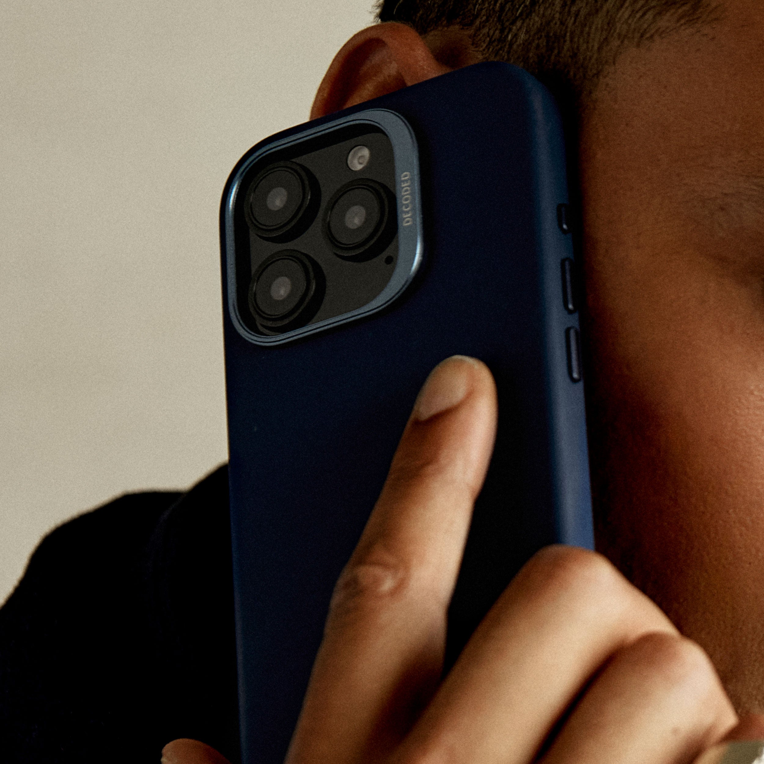 Blue Print Silicone Case for iPhone 16 Pro