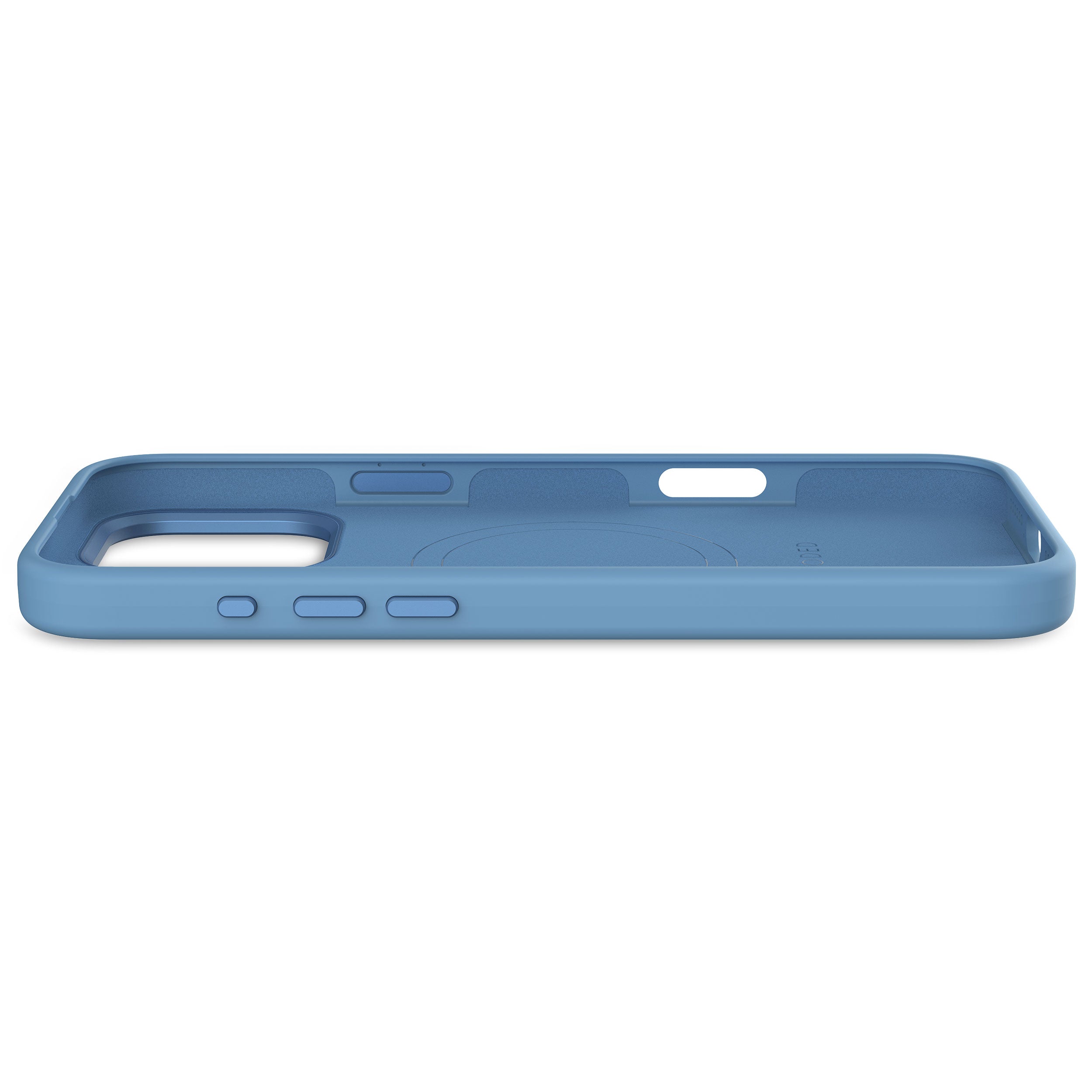 Air Blue Silicone Case for iPhone 16 Pro Max