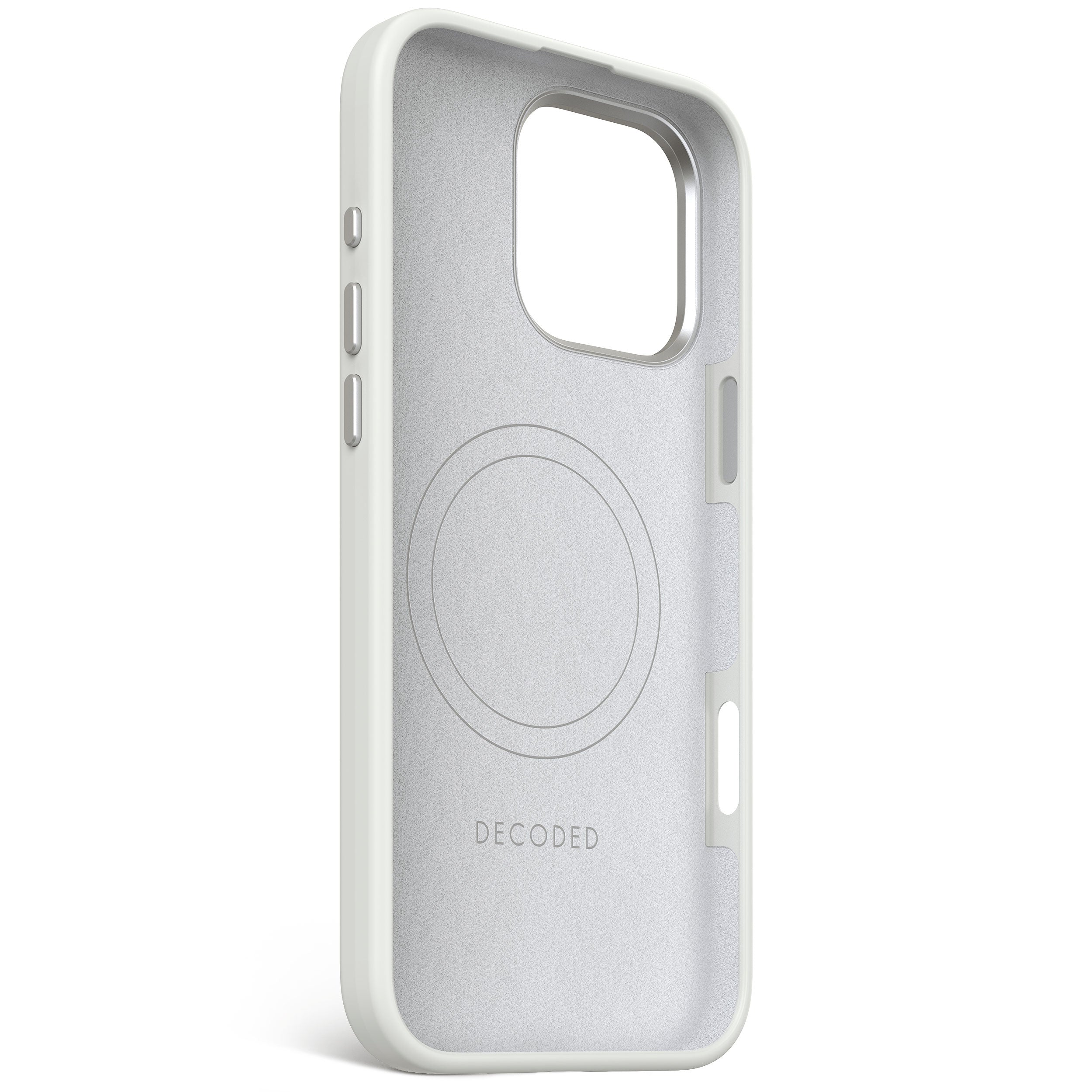 Decoded Stone Grey Silicone Case for iPhone 16 Pro Max