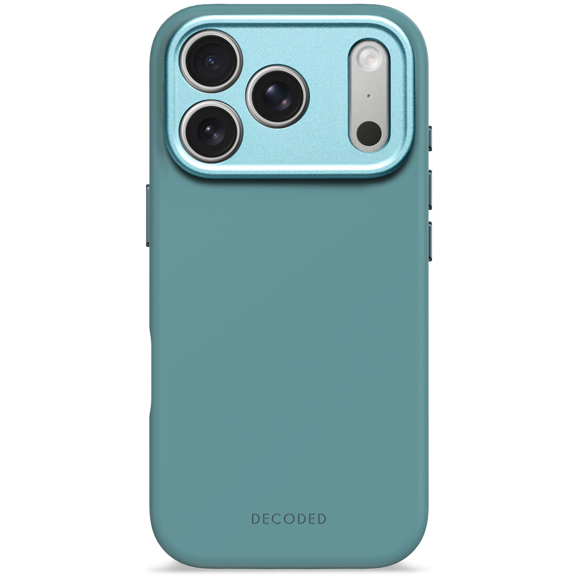 Retro Blue Silicone Case for iPhone 17 Pro