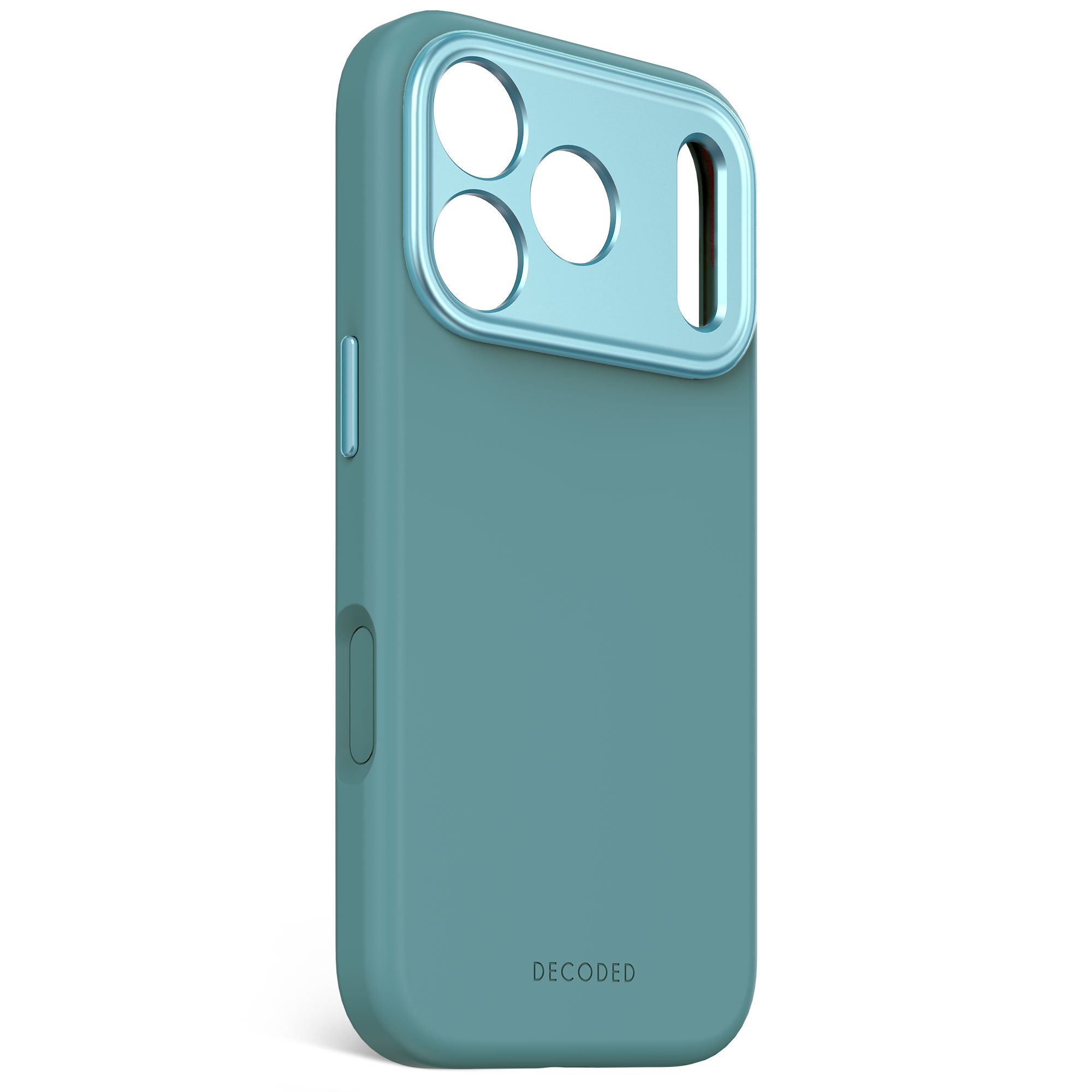 Retro Blue Silicone Case for iPhone 17 Pro