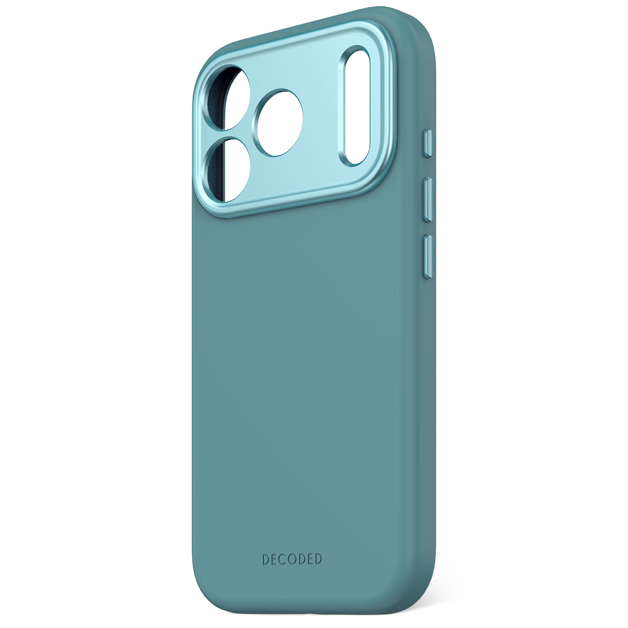 Retro Blue Silicone Case for iPhone 17 Pro