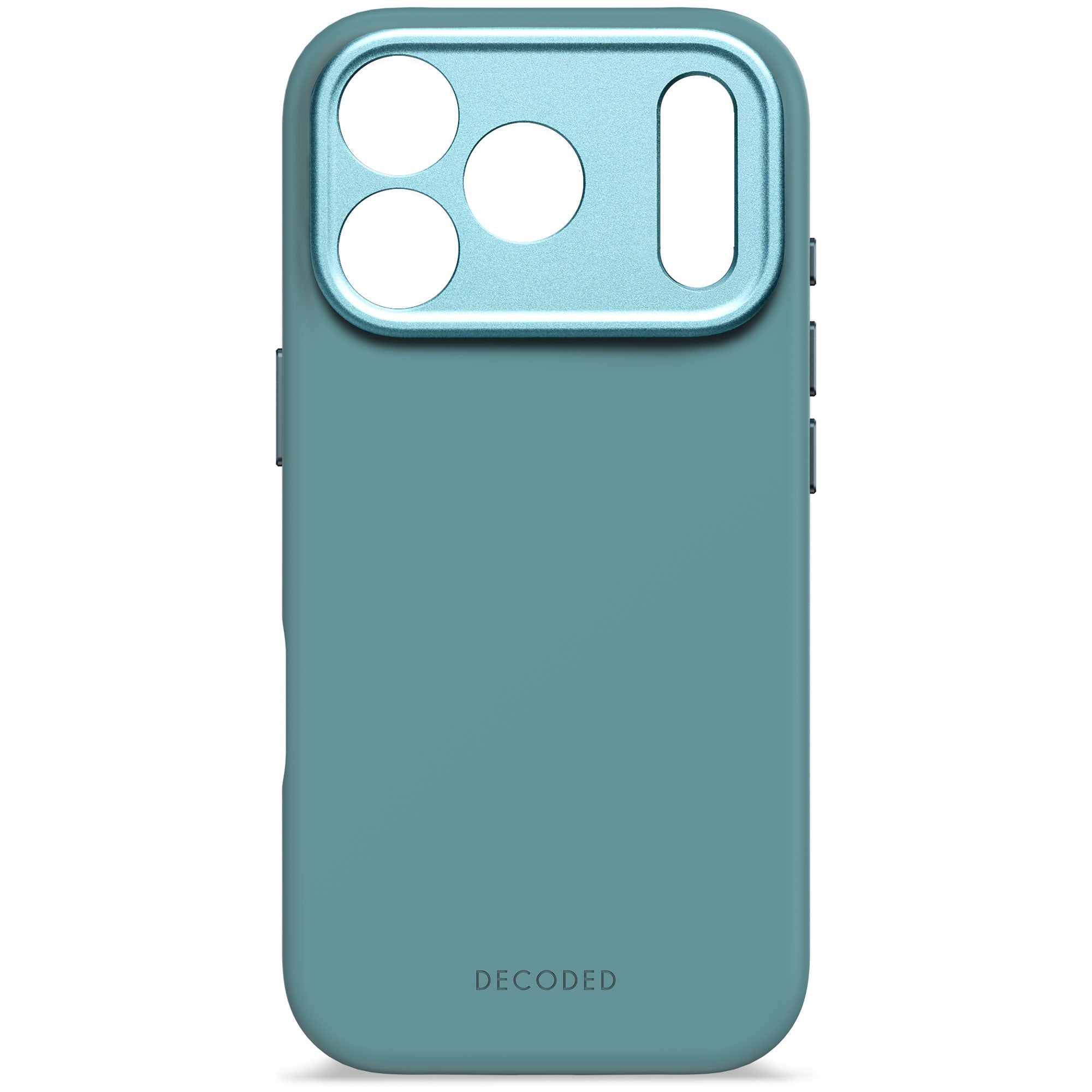 Retro Blue Silicone Case for iPhone 17 Pro