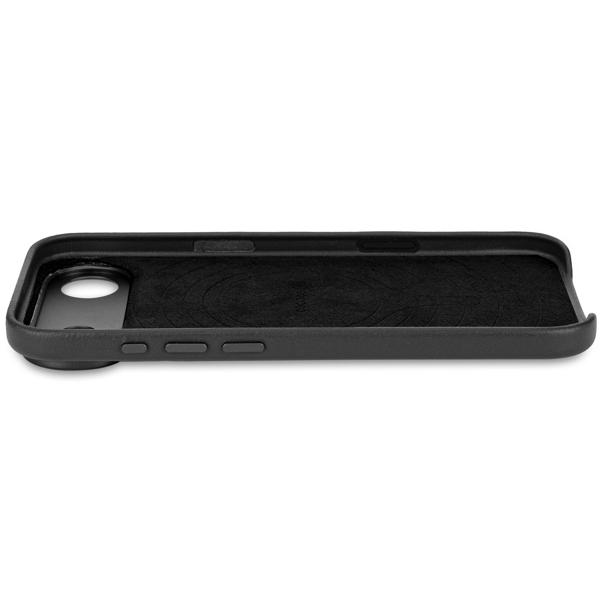 Black Leather Case for iPhone Air – MagSafe Compatible, Premium ECCO Leather