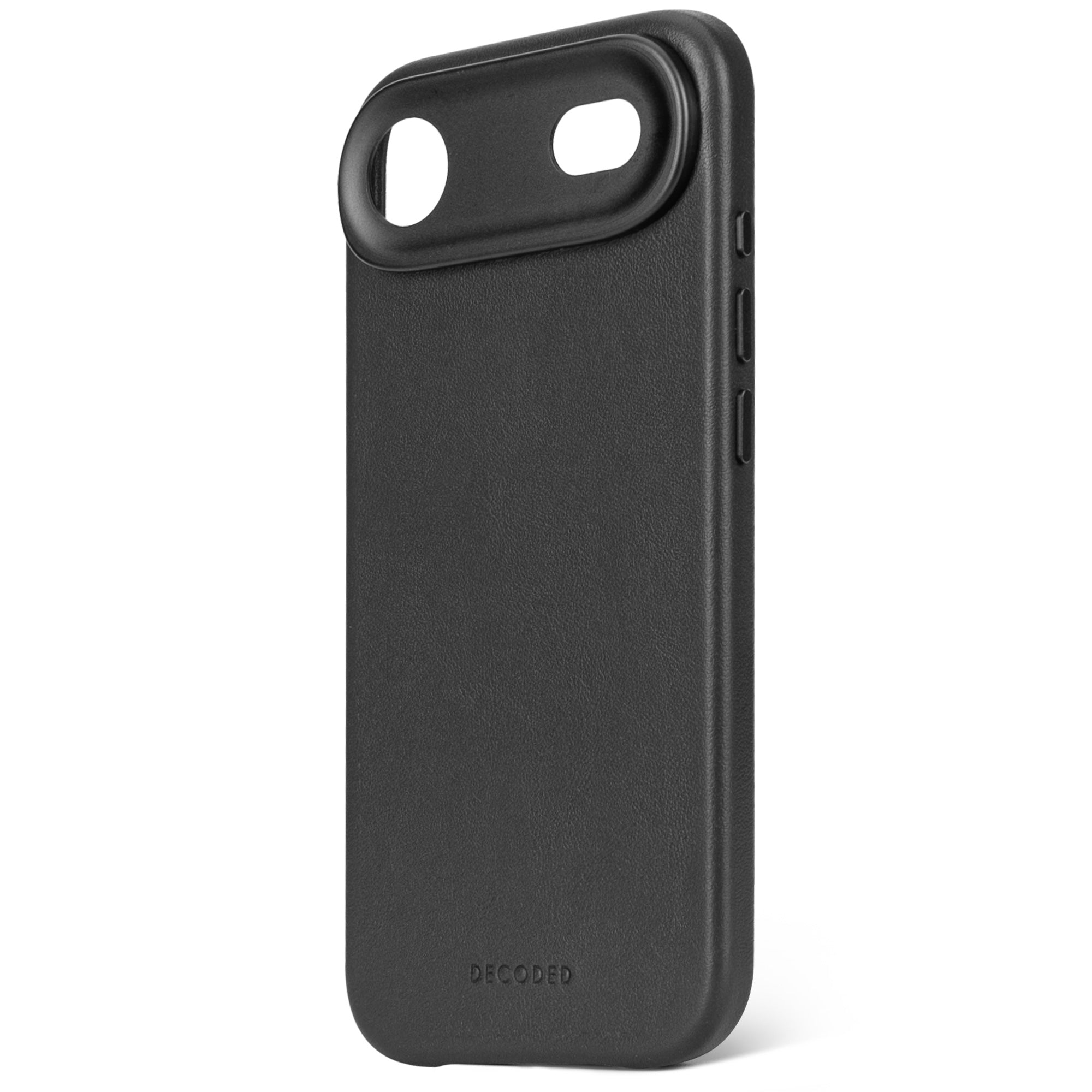 Black Leather Case for iPhone Air – MagSafe Compatible, Premium ECCO Leather