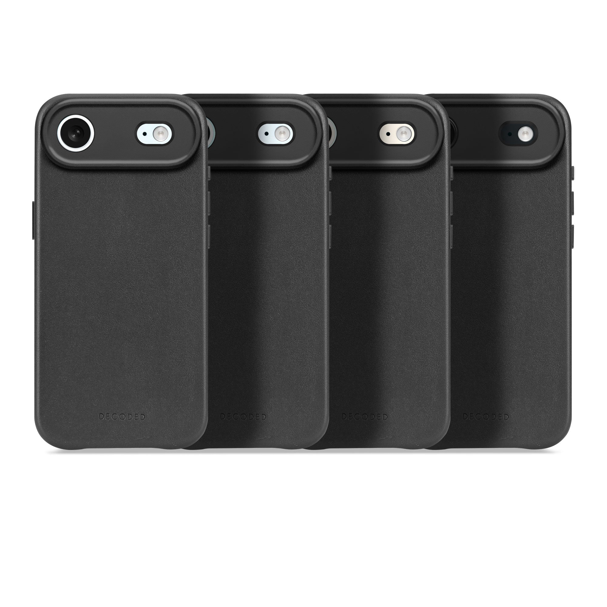 Black Leather Case for iPhone Air – MagSafe Compatible, Premium ECCO Leather