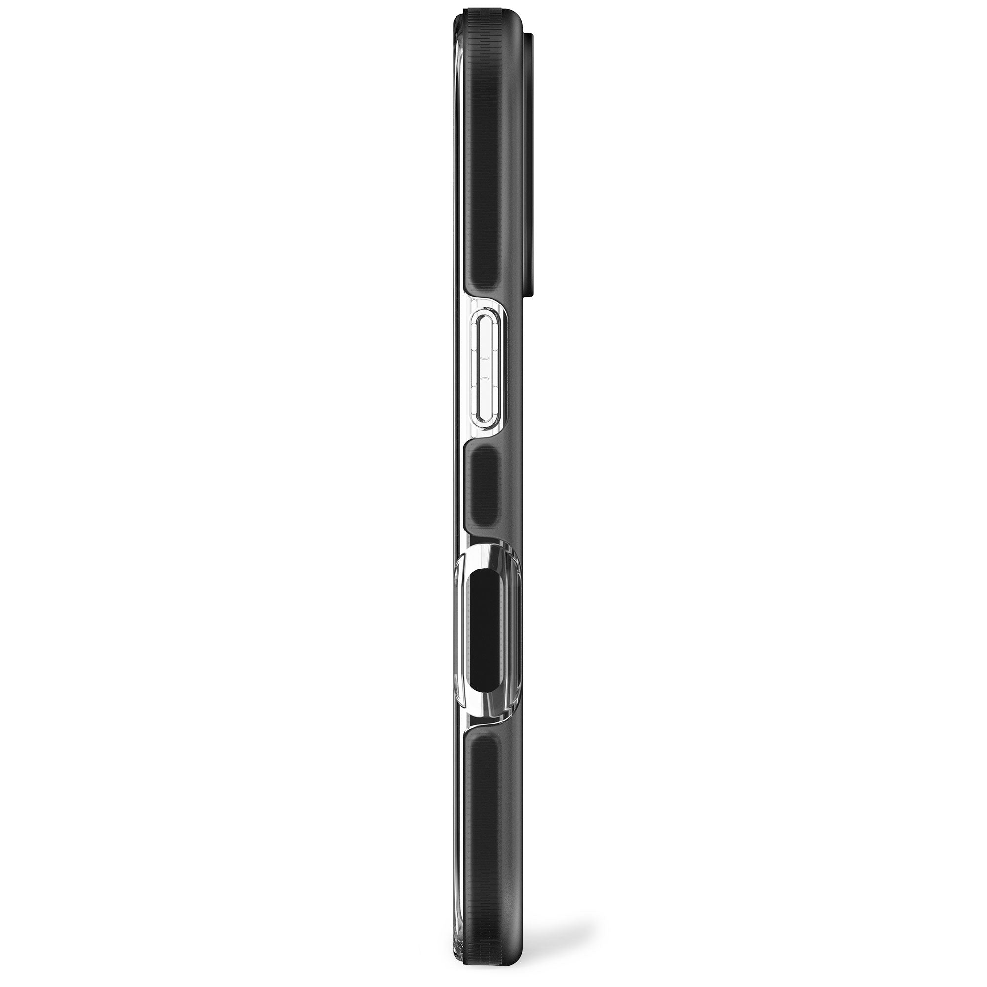 Decoded Frosted Black Clear Case for iPhone 17 4m Drop Protection