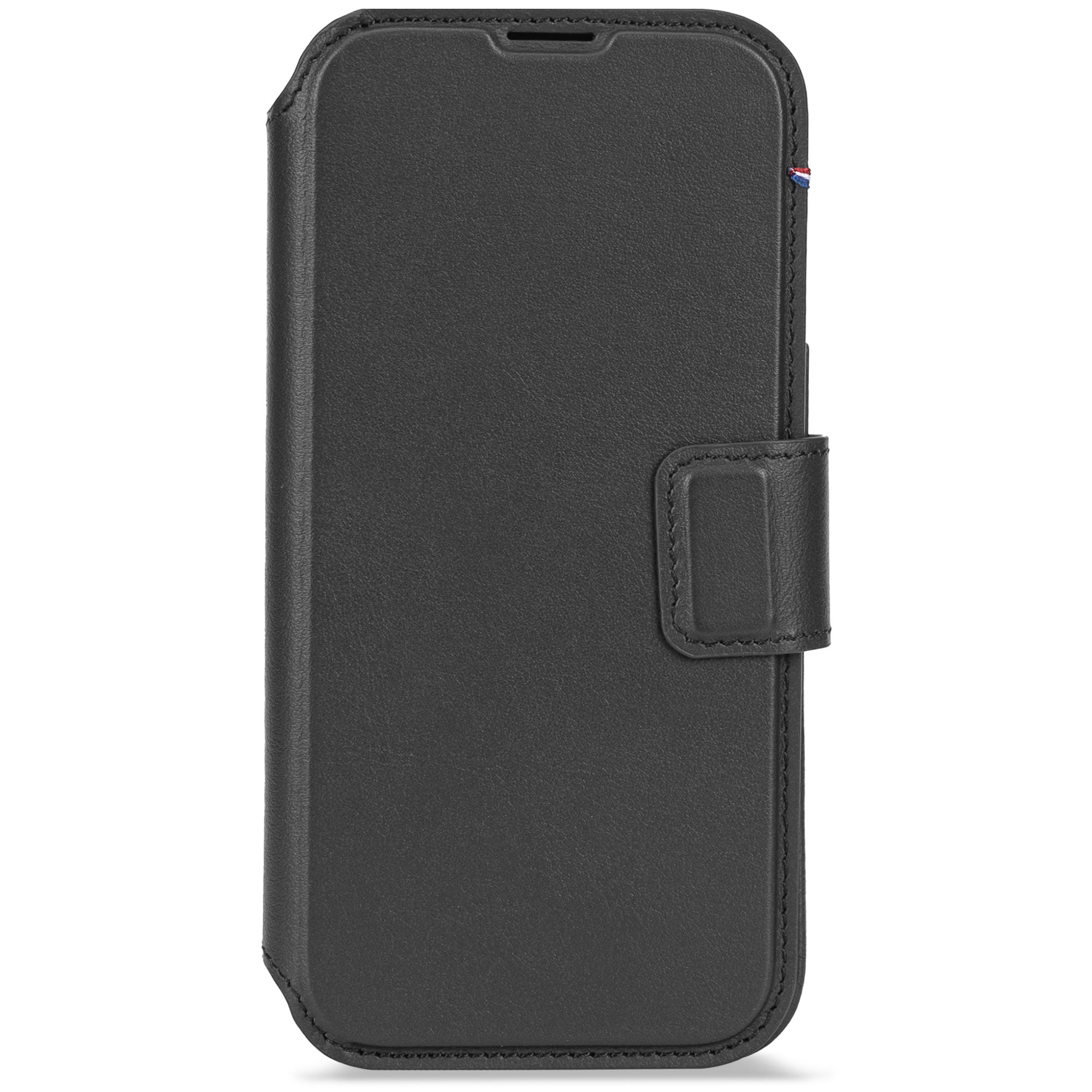 Black Leather Detachable Wallet Case for iPhone 17 with MagSafe
