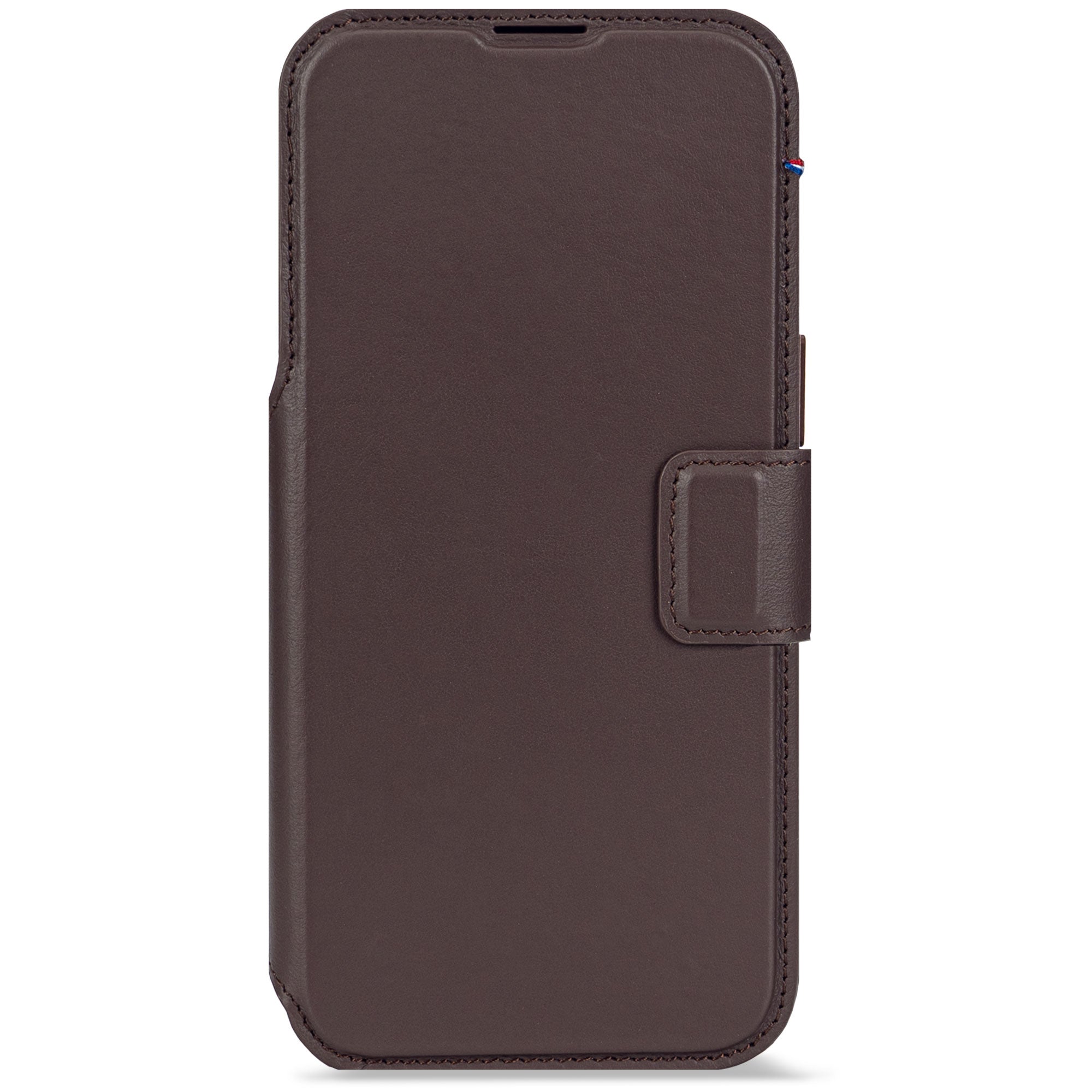 Chocolate Brown Leather Detachable Wallet Case for iPhone 17 Pro with MagSafe