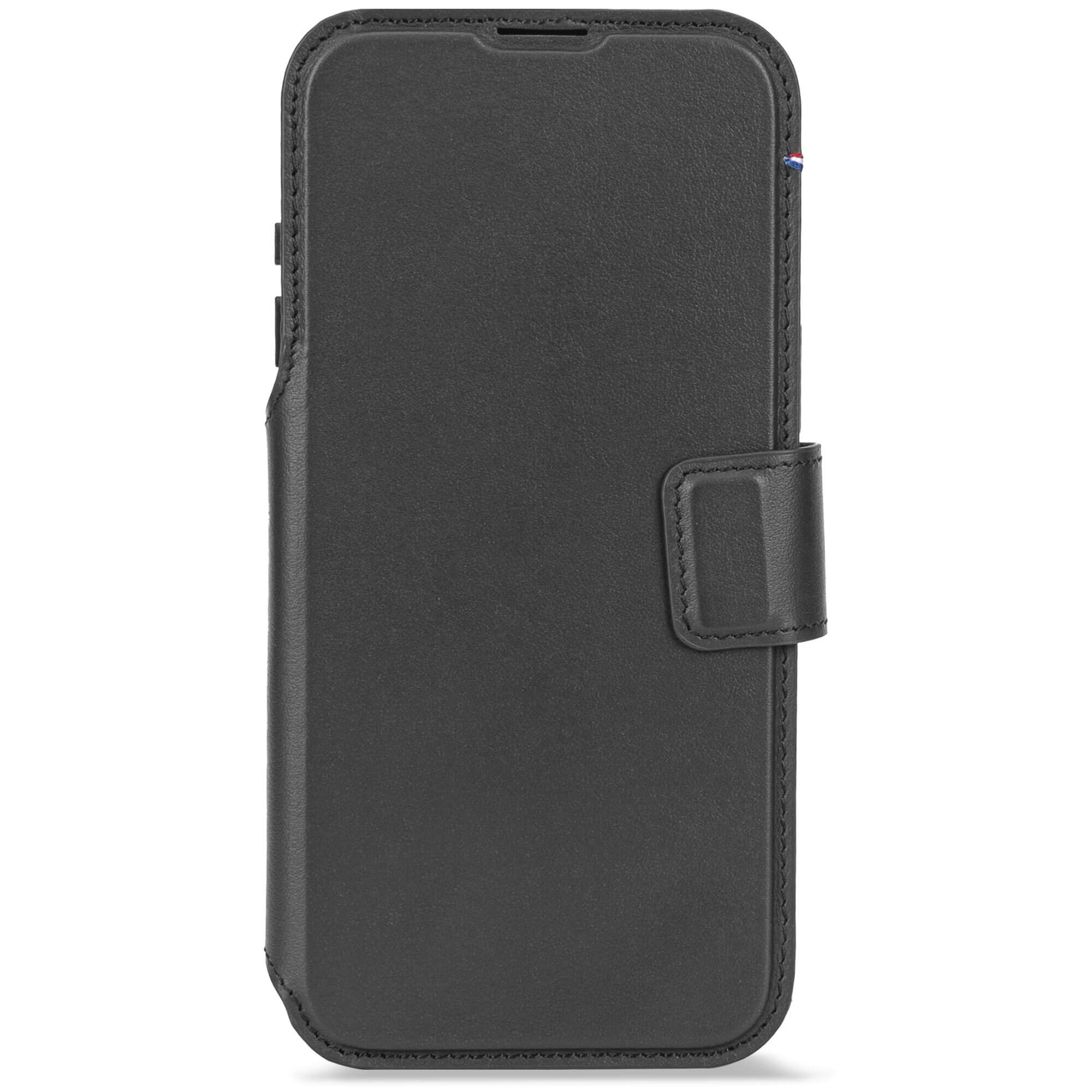 Black Leather Detachable Wallet Case for iPhone 17 Pro Max with MagSafe