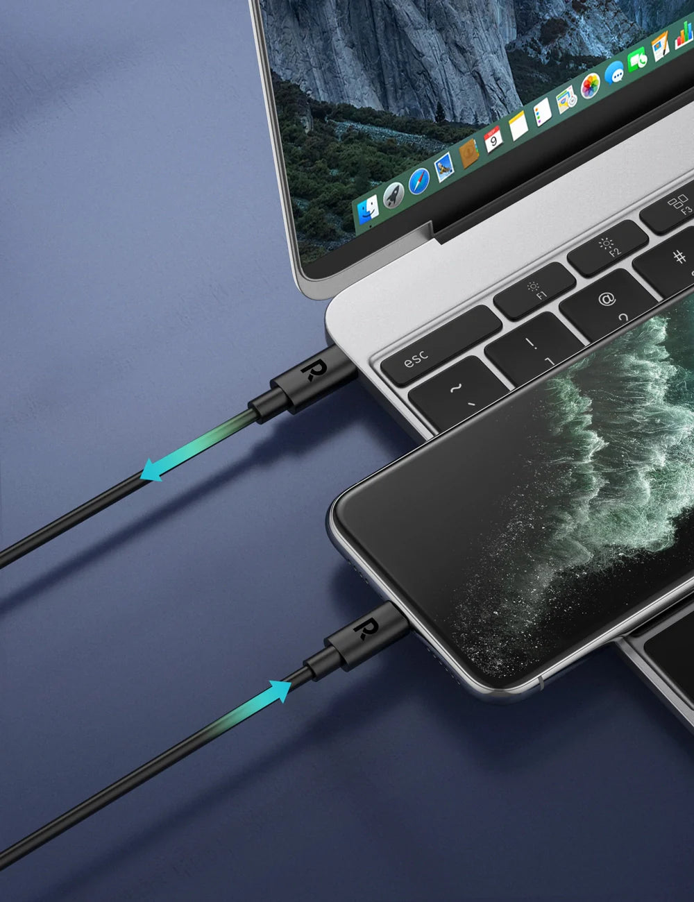 USB-C to Lightning Fast Charging Cable – MFi Certified, 1 Meter