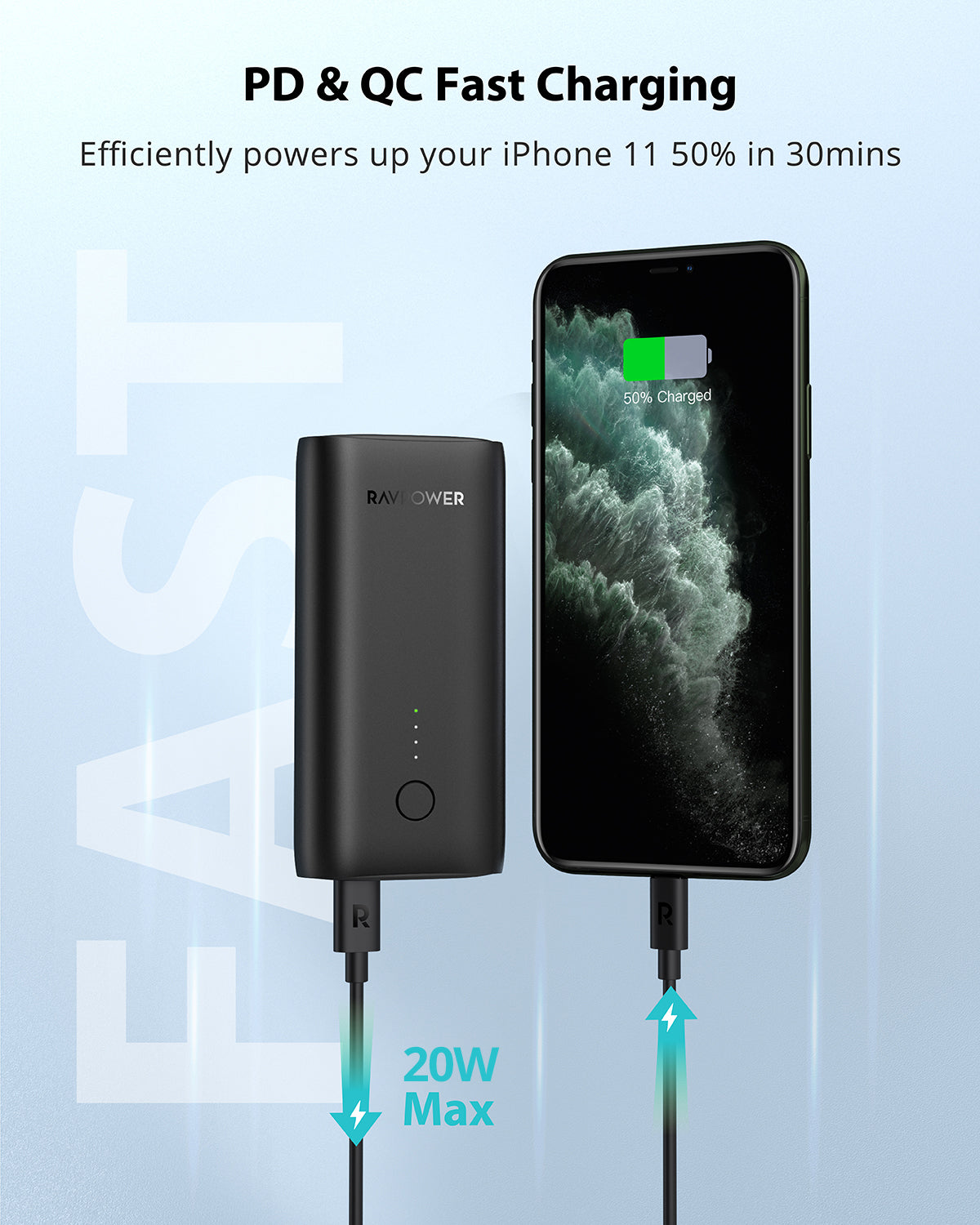10000mAh 20W PD Power Bank