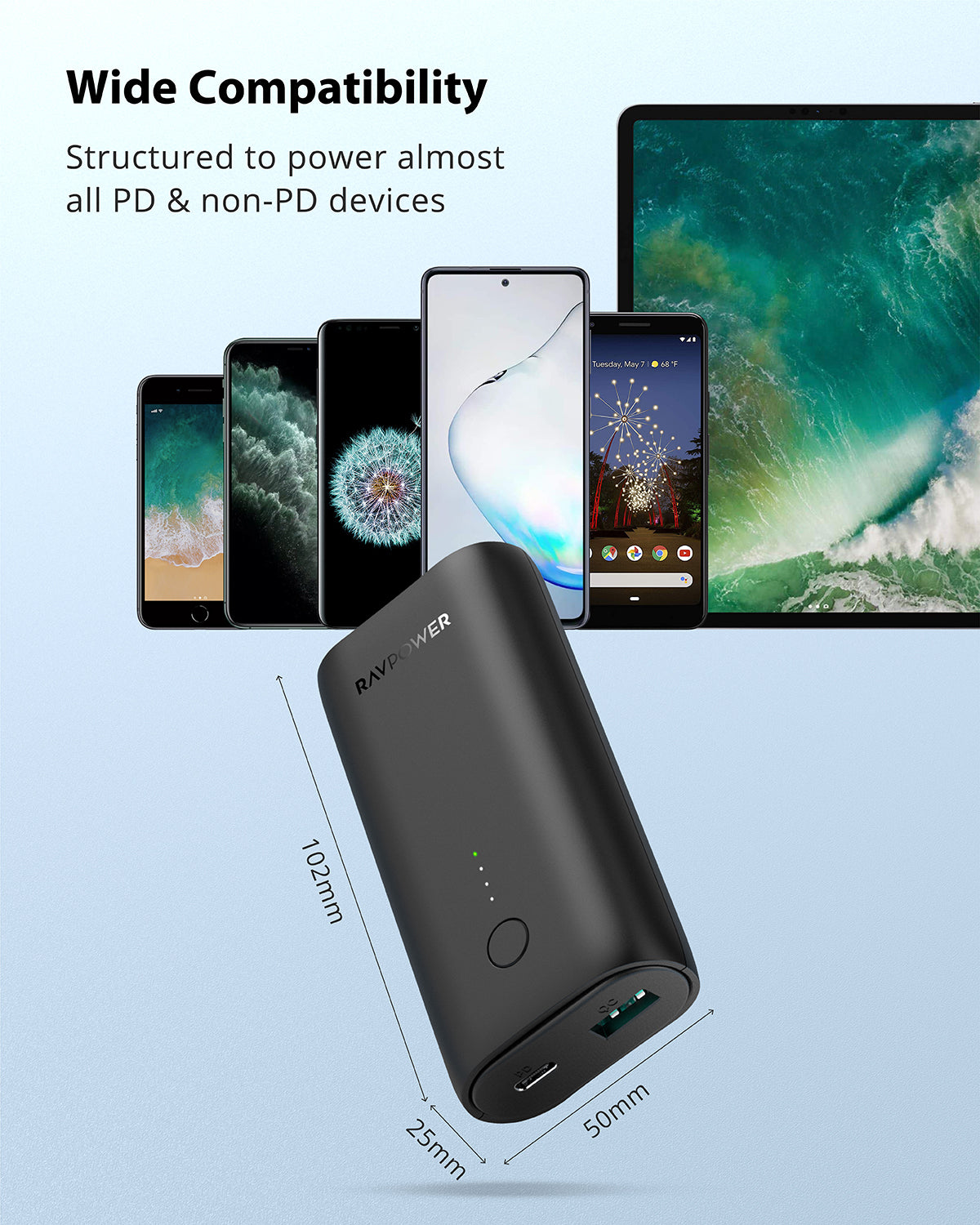 10000mAh 20W PD Power Bank