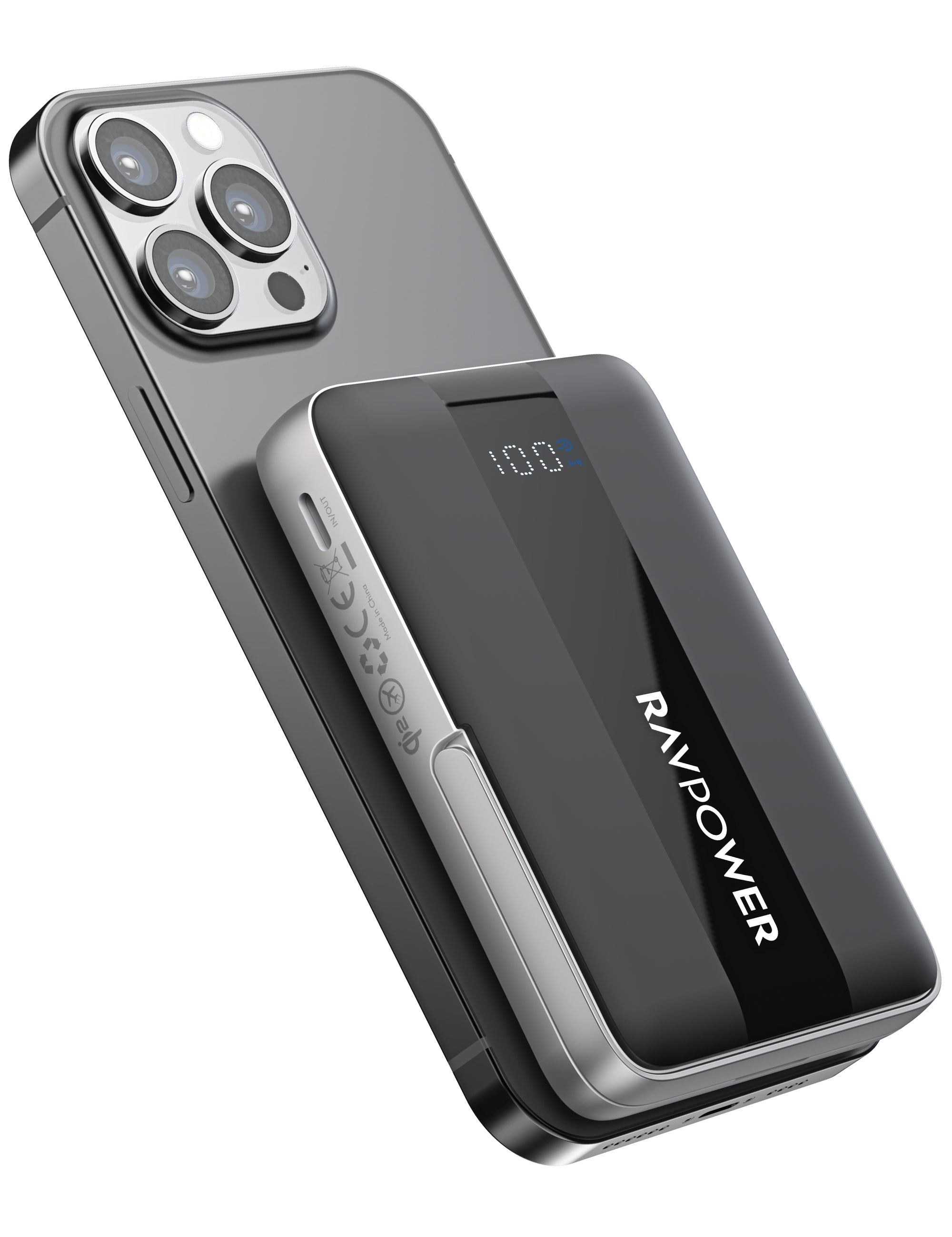 10,000mAh Qi2 Magnetic Wireless Power Bank – 15W Fast Charging