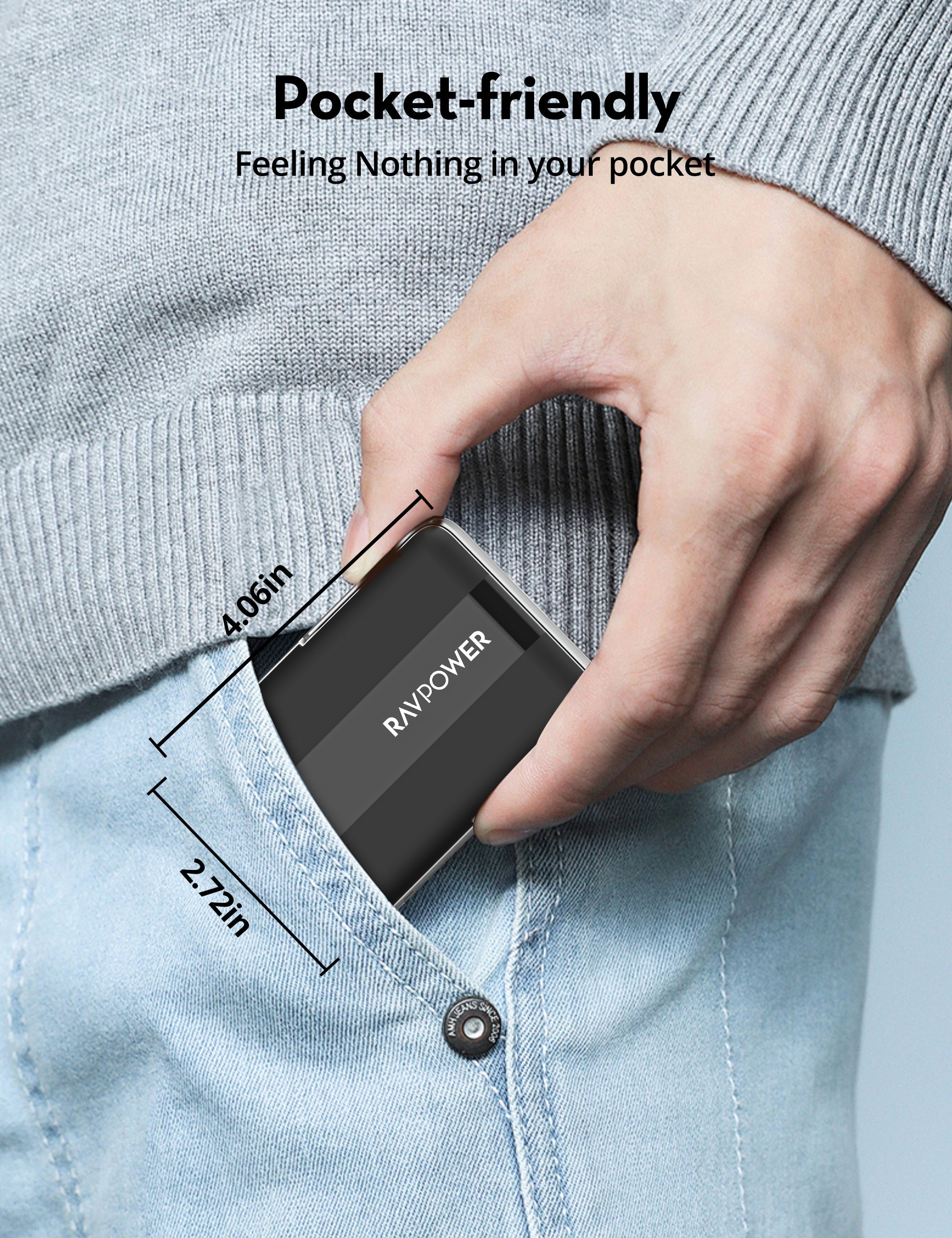 10,000mAh Qi2 Magnetic Wireless Power Bank – 15W Fast Charging