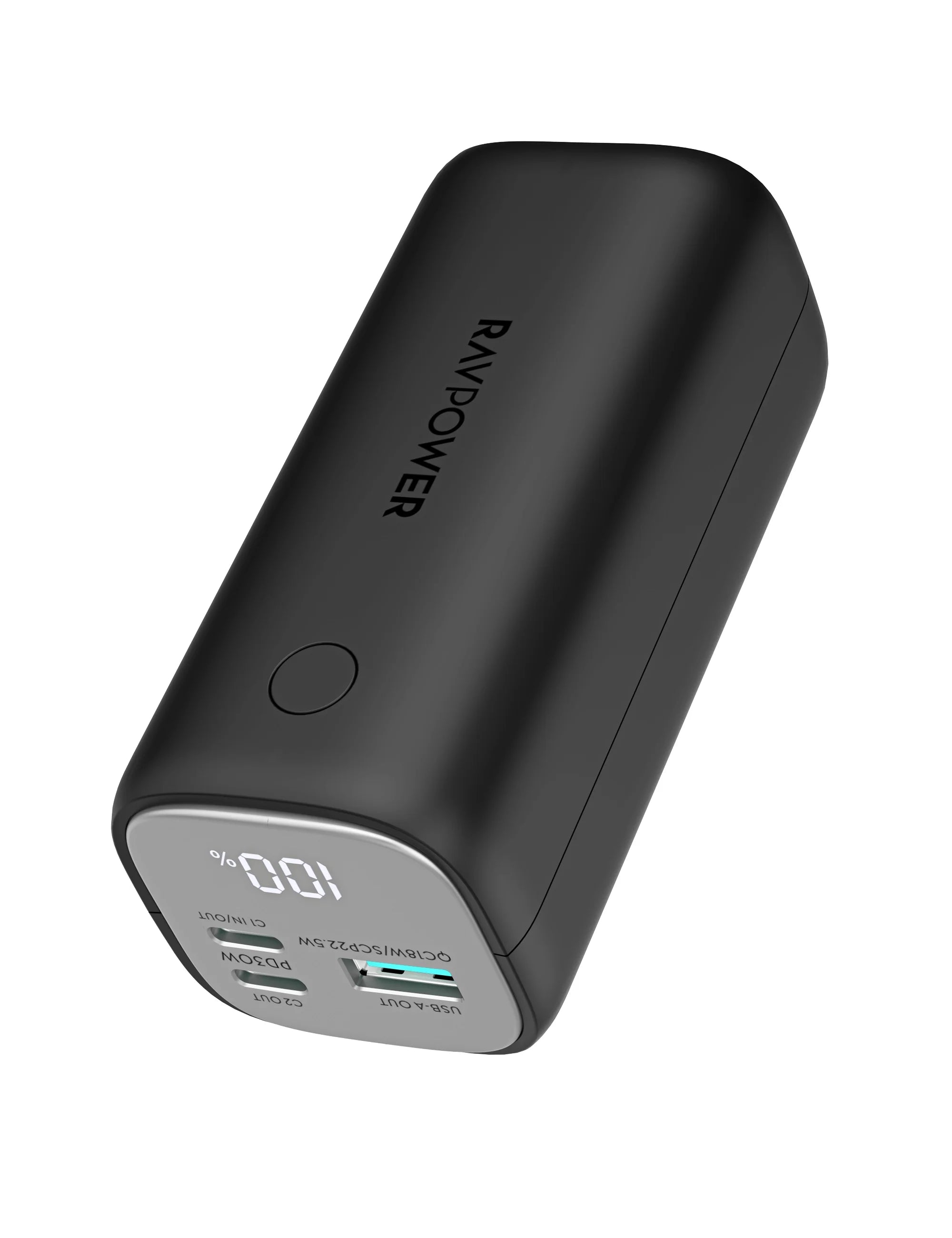 14,000mAh Compact Power Bank – 30W USB-C Fast Charging, Triple Output