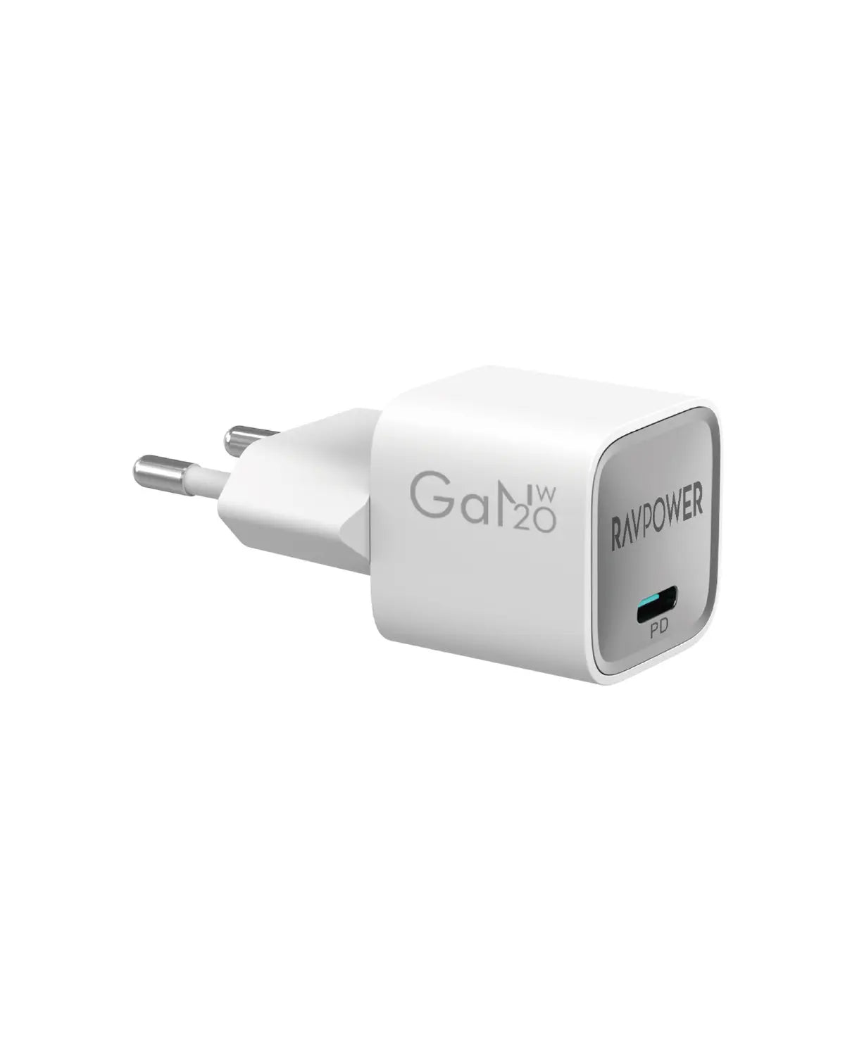 20W USB-C GaN Wall Charger – Power Delivery Fast Charging (EU Plug)