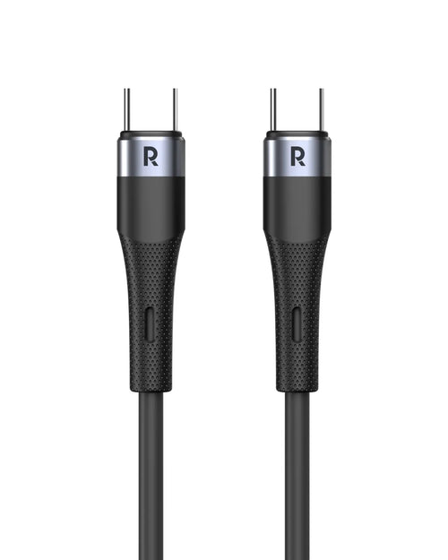 Silicone USB-C to USB-C Fast Charging Cable – 60W Power Delivery, 1.2 Meters