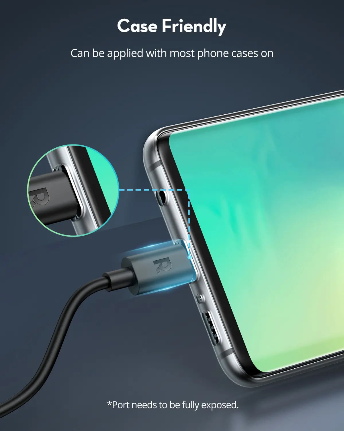 USB-C to USB-C Fast Charging Cable – 60W Power Delivery, 2 Meters