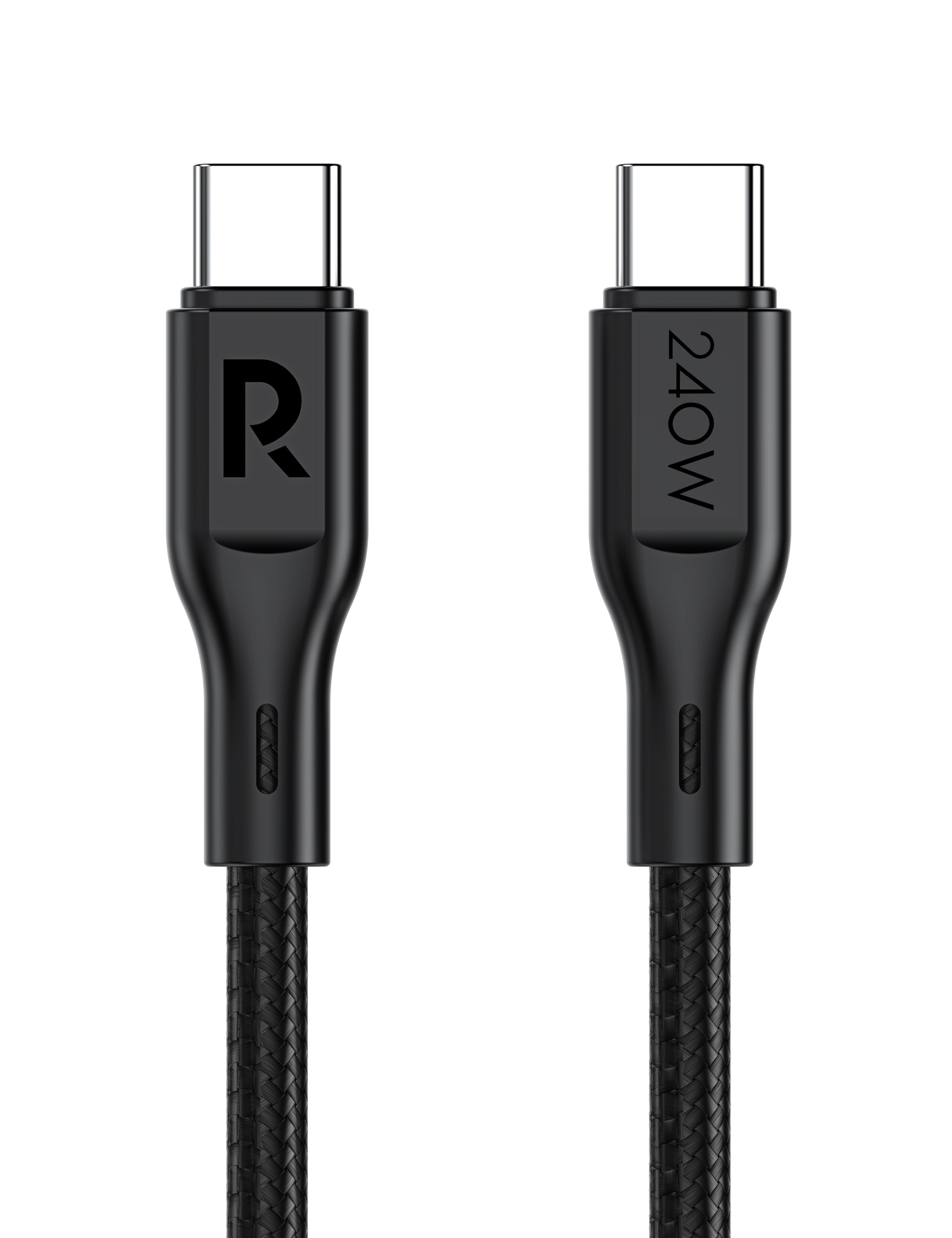 240W USB-C to USB-C Fast Charging Cable – Nylon Braided, 1 Meter