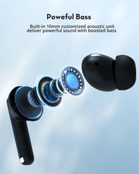 Wireless Bluetooth Earbuds with ENC & 24H Playtime
