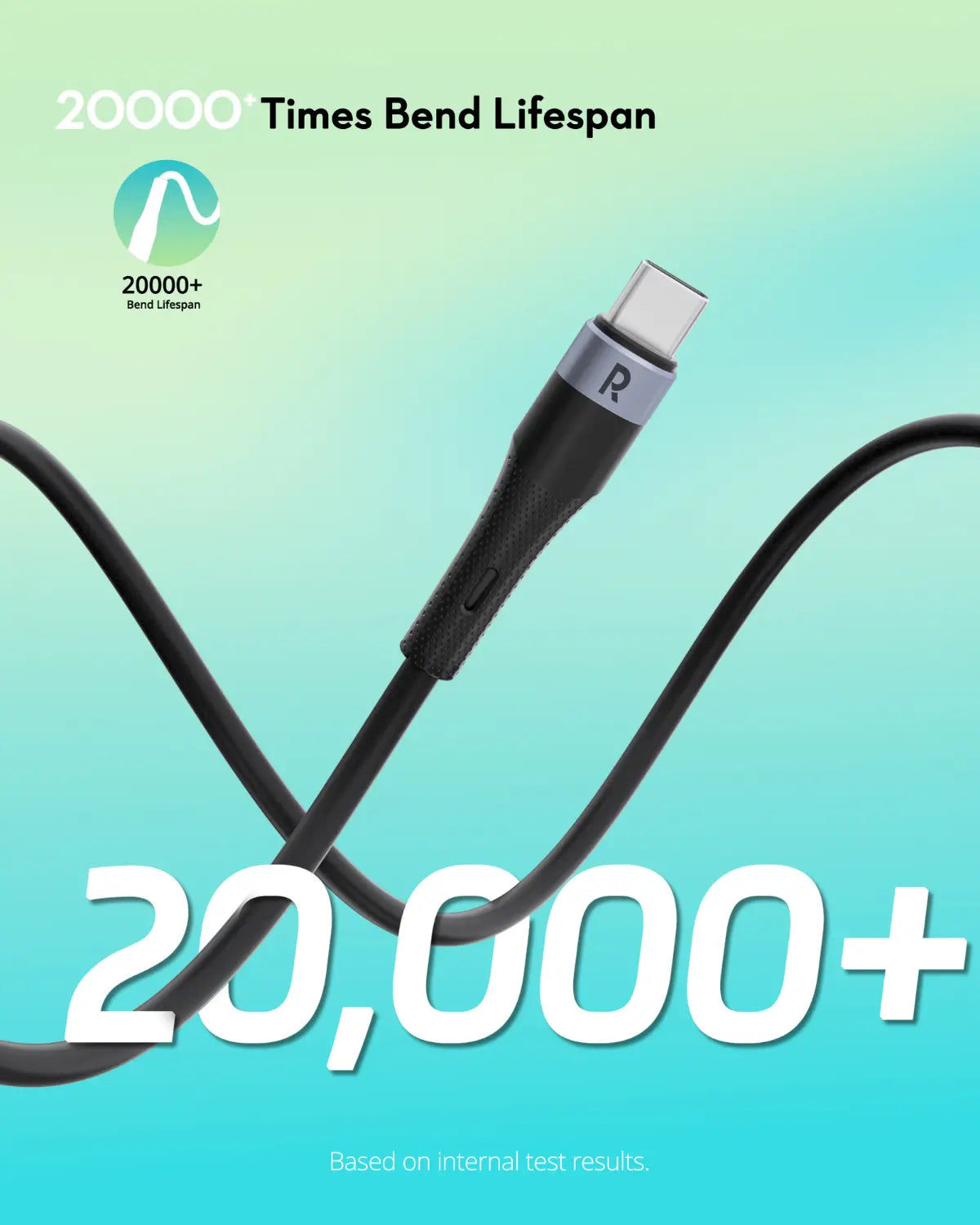 Silicone USB-C to USB-C Fast Charging Cable – 60W Power Delivery, 1.2 Meters