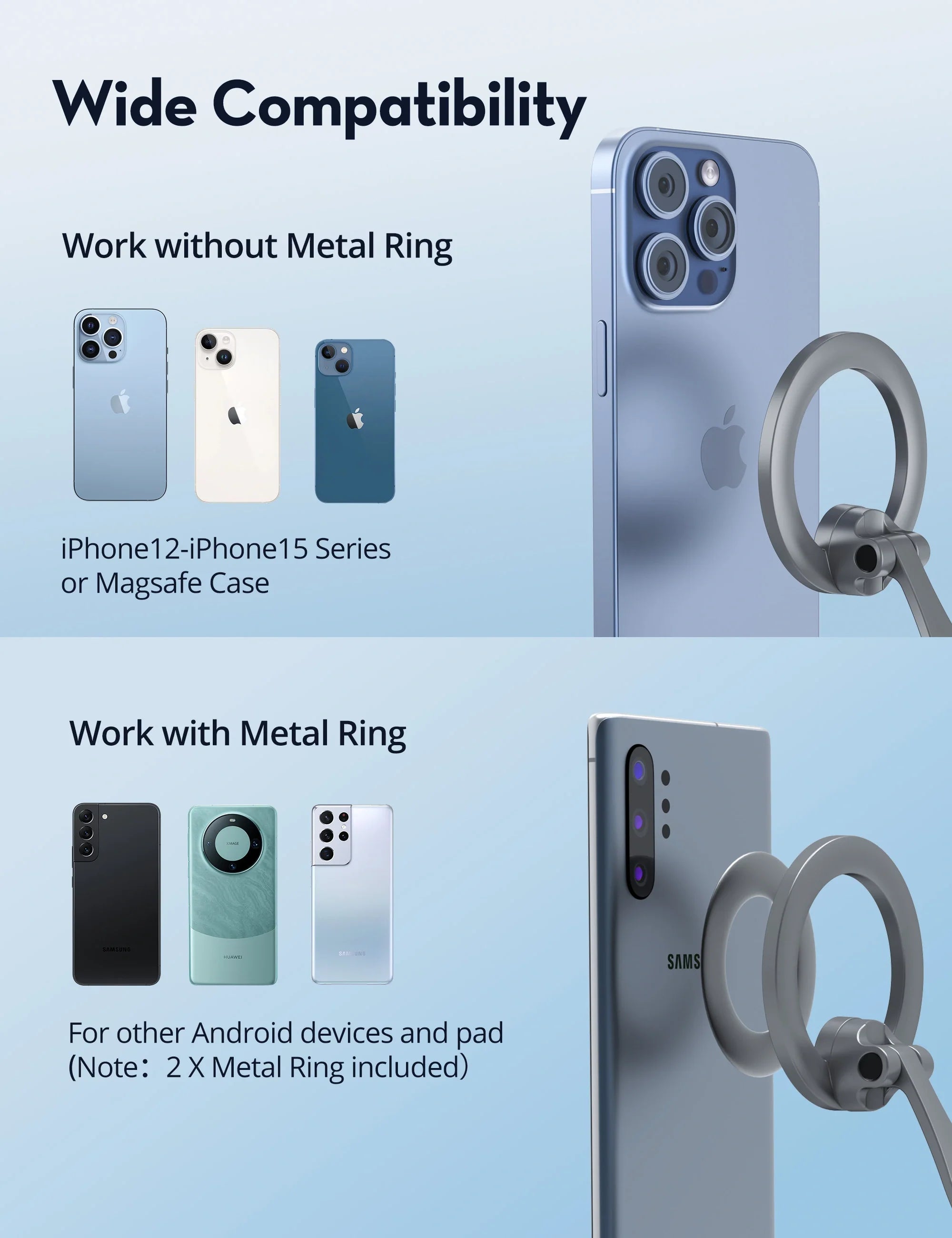 Premium Magnetic Car Phone Holder – 360° Adjustable, Ultra-Strong Hold