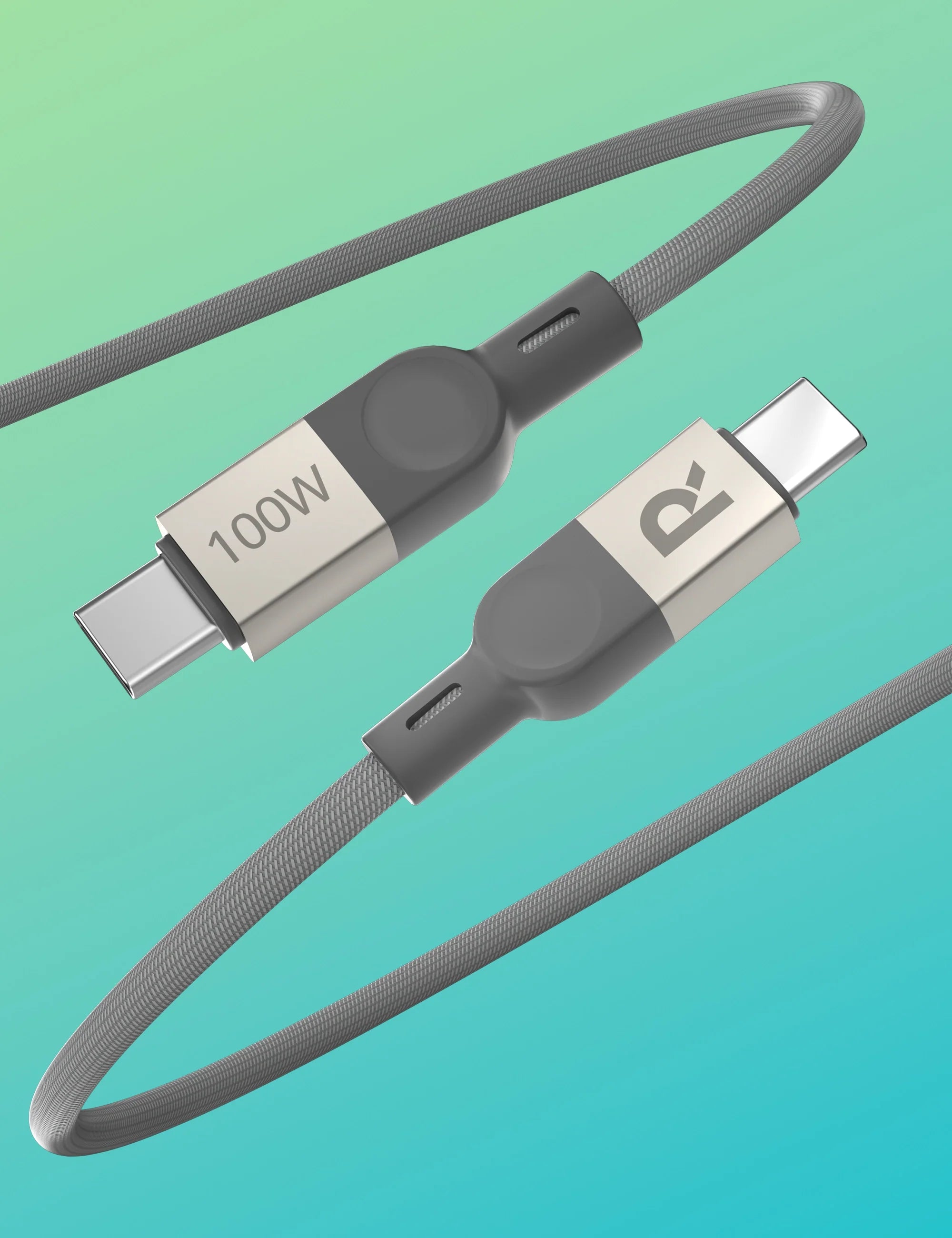 Magnetic USB-C to USB-C Fast Charging Cable – 100W Power Delivery, 1.2 Meters