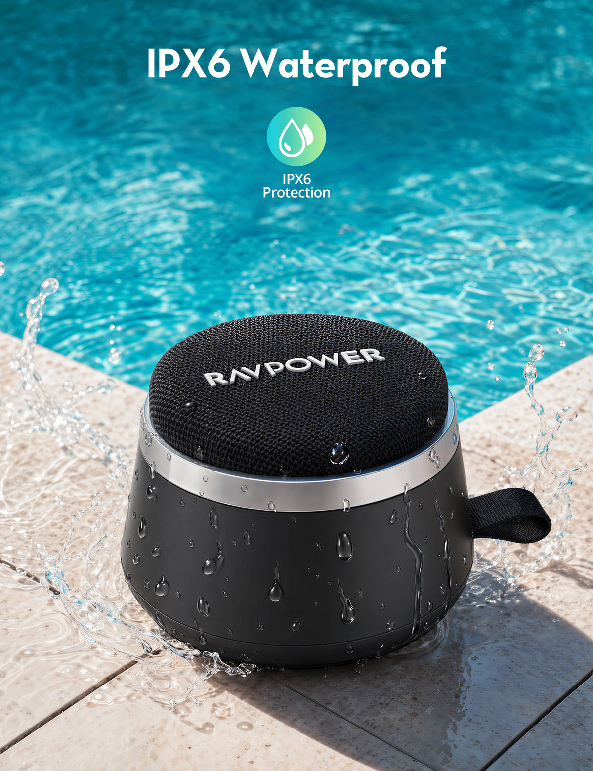 RAVPower MagPulse Go 5W Magnetic Wireless Speaker