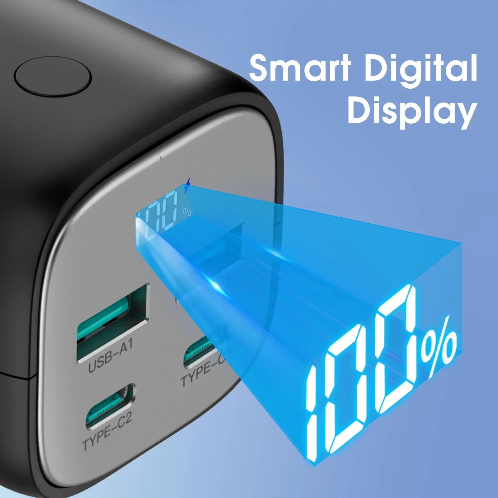 20,000mAh High-Power Power Bank – 70W USB-C PD, Quad Output