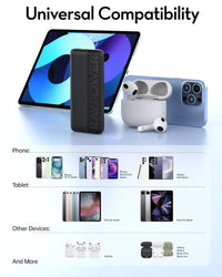 10,000mAh Fast-Charging Power Bank – Triple Output, USB-C PD & QC