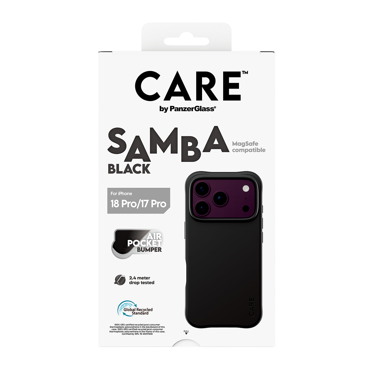 CARE™ by PanzerGlass Samba Black MagSafe Case for iPhone 18 Pro Max & 17 Pro Max