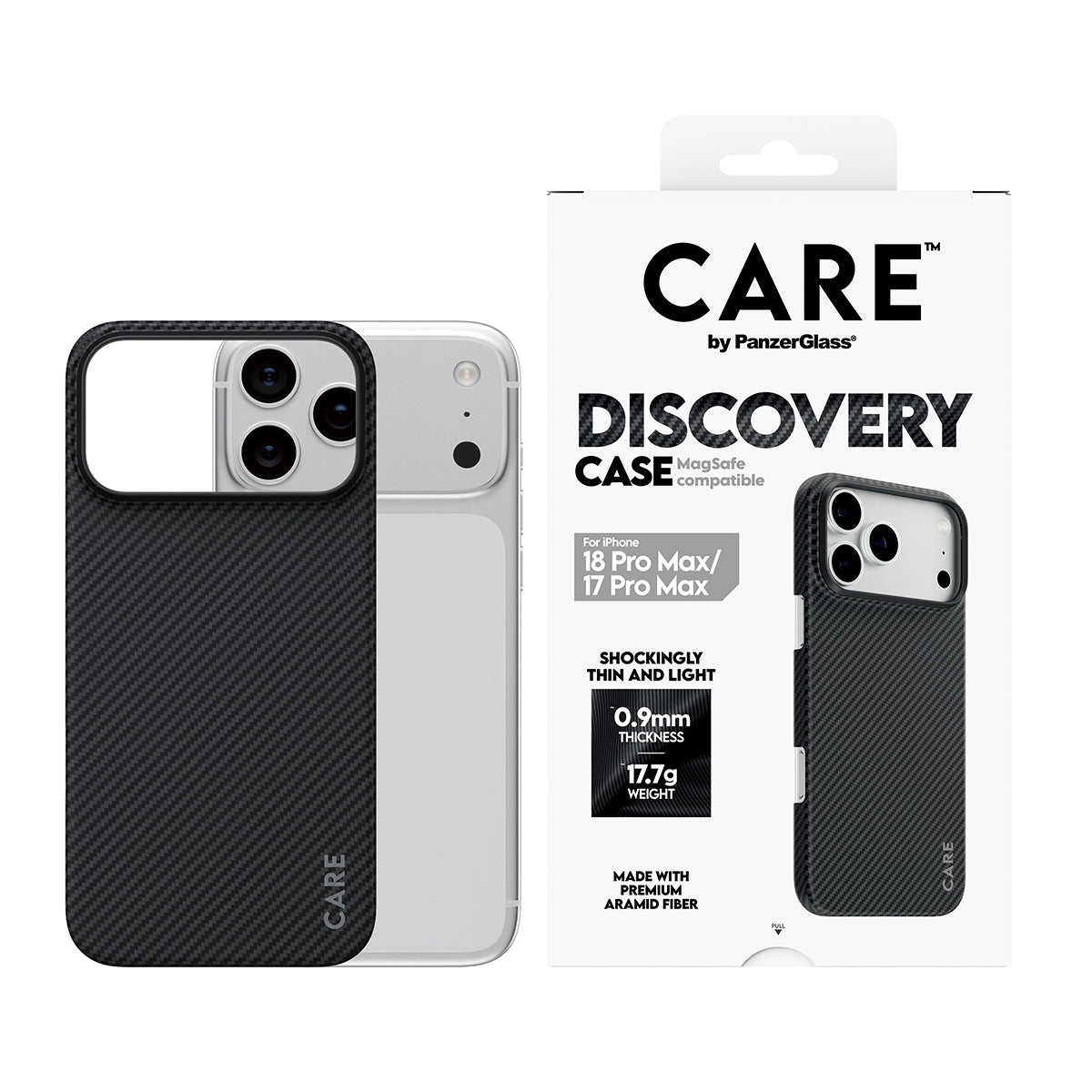 CARE™ by PanzerGlass Discovery Black & Grey MagSafe Case for iPhone 18 Pro Max & 17 Pro Max