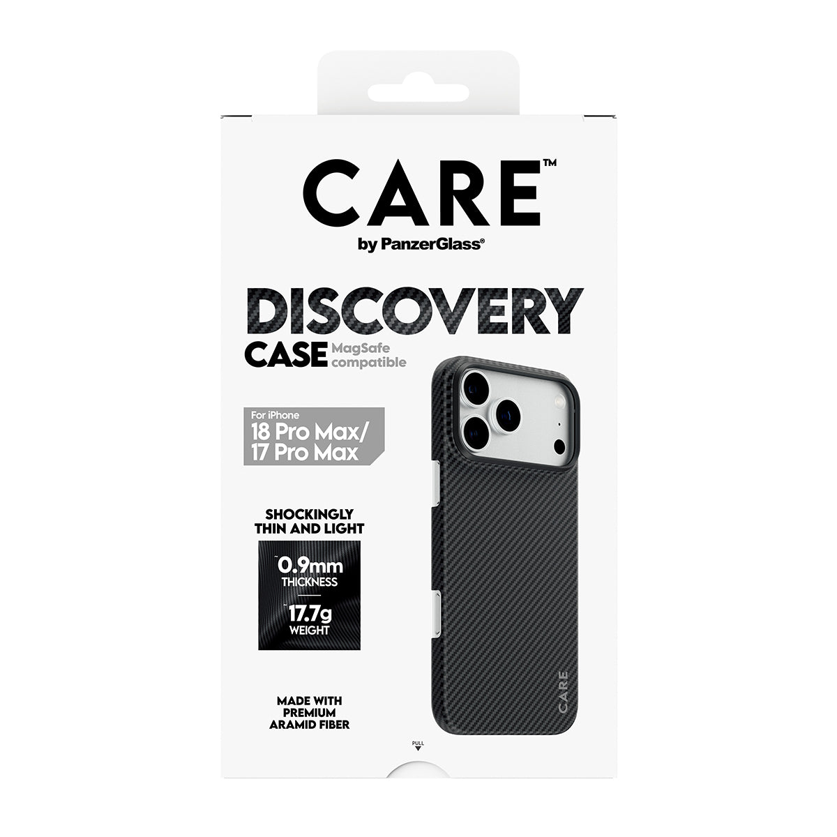 CARE™ by PanzerGlass Discovery Black & Grey MagSafe Case for iPhone 18 Pro Max & 17 Pro Max