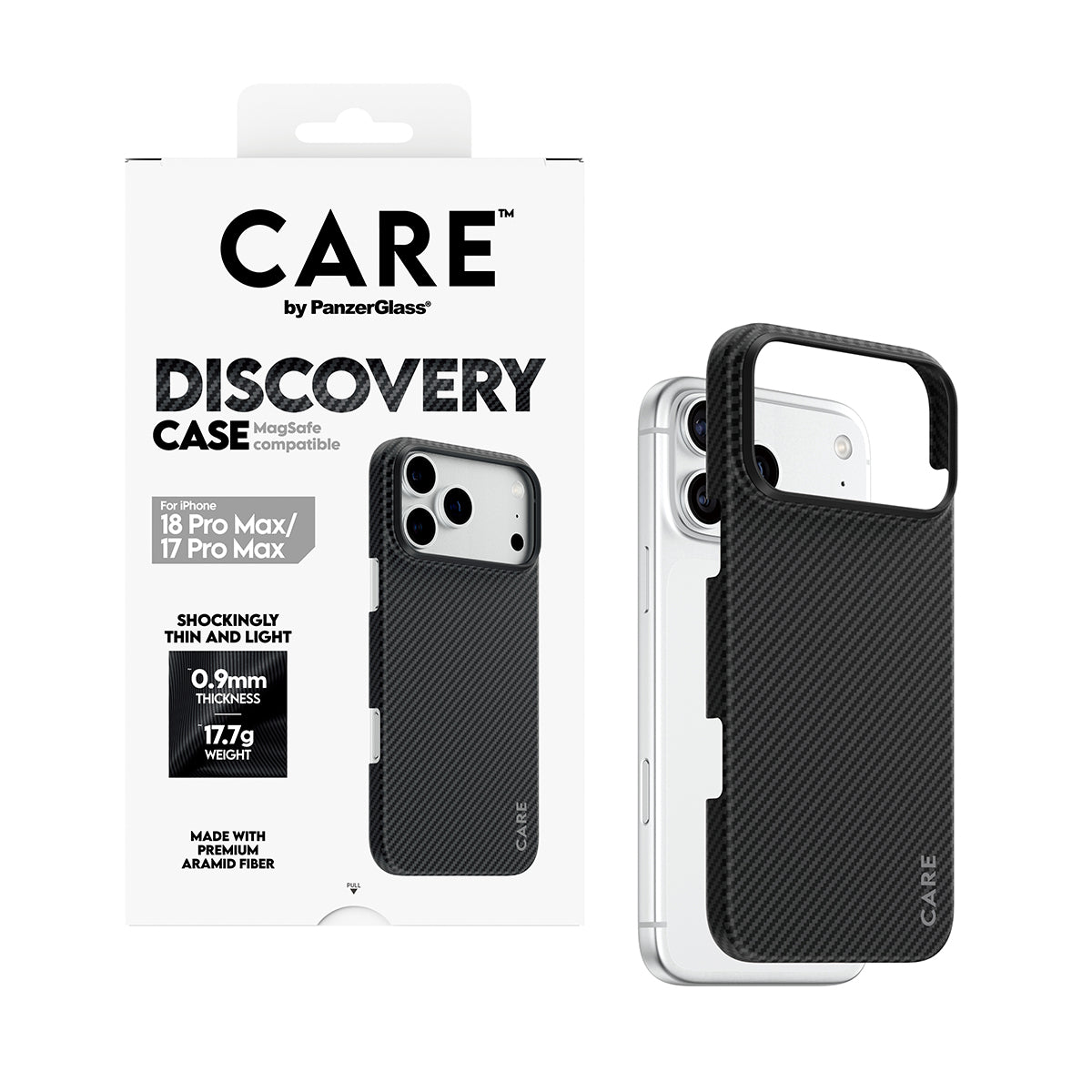 CARE™ by PanzerGlass Discovery Black & Grey MagSafe Case for iPhone 18 Pro Max & 17 Pro Max