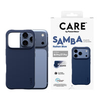 CARE™ by PanzerGlass Samba Italian Blue MagSafe Case for iPhone 18 Pro & 17 Pro