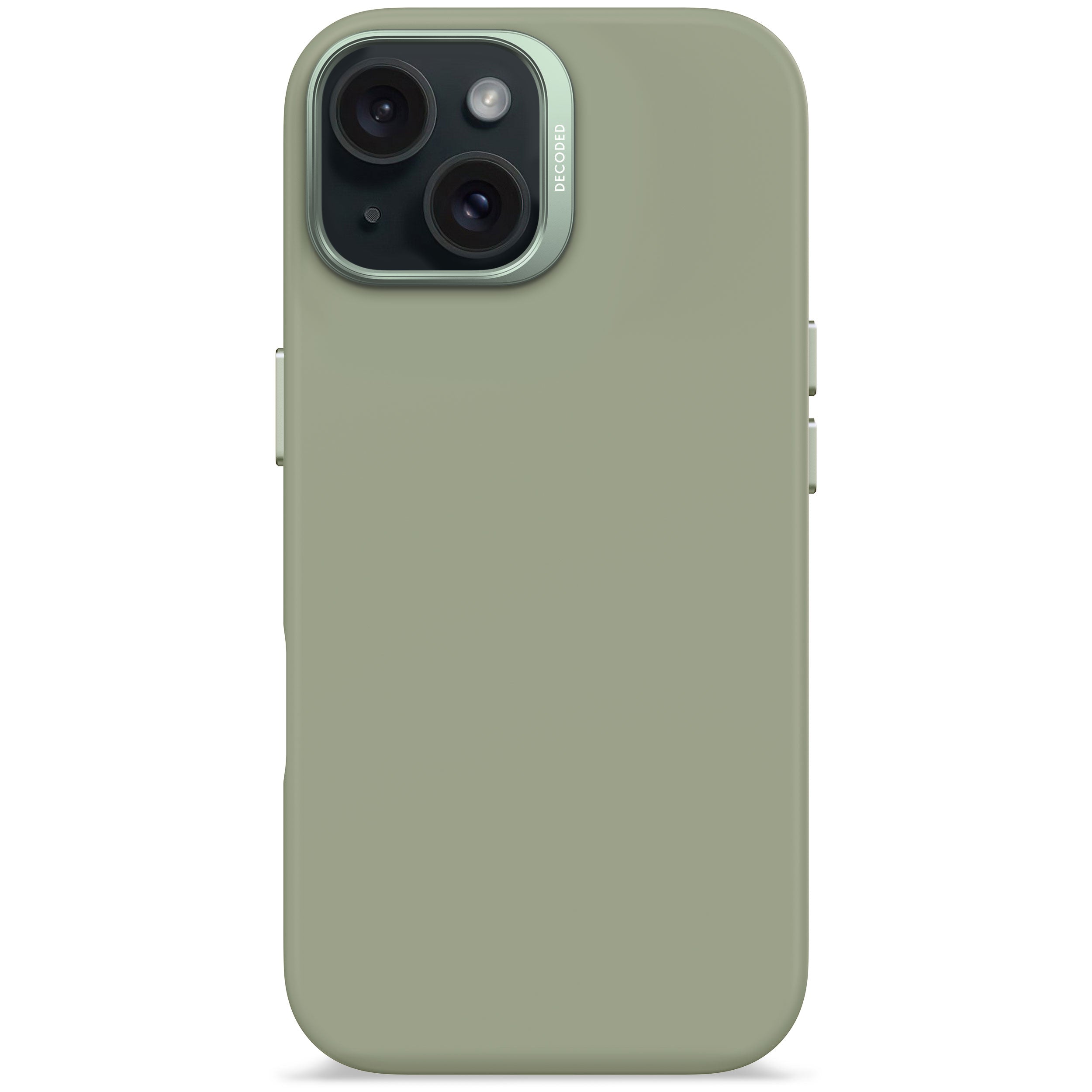 Decoded Jade Green Silicone Case for iPhone 15