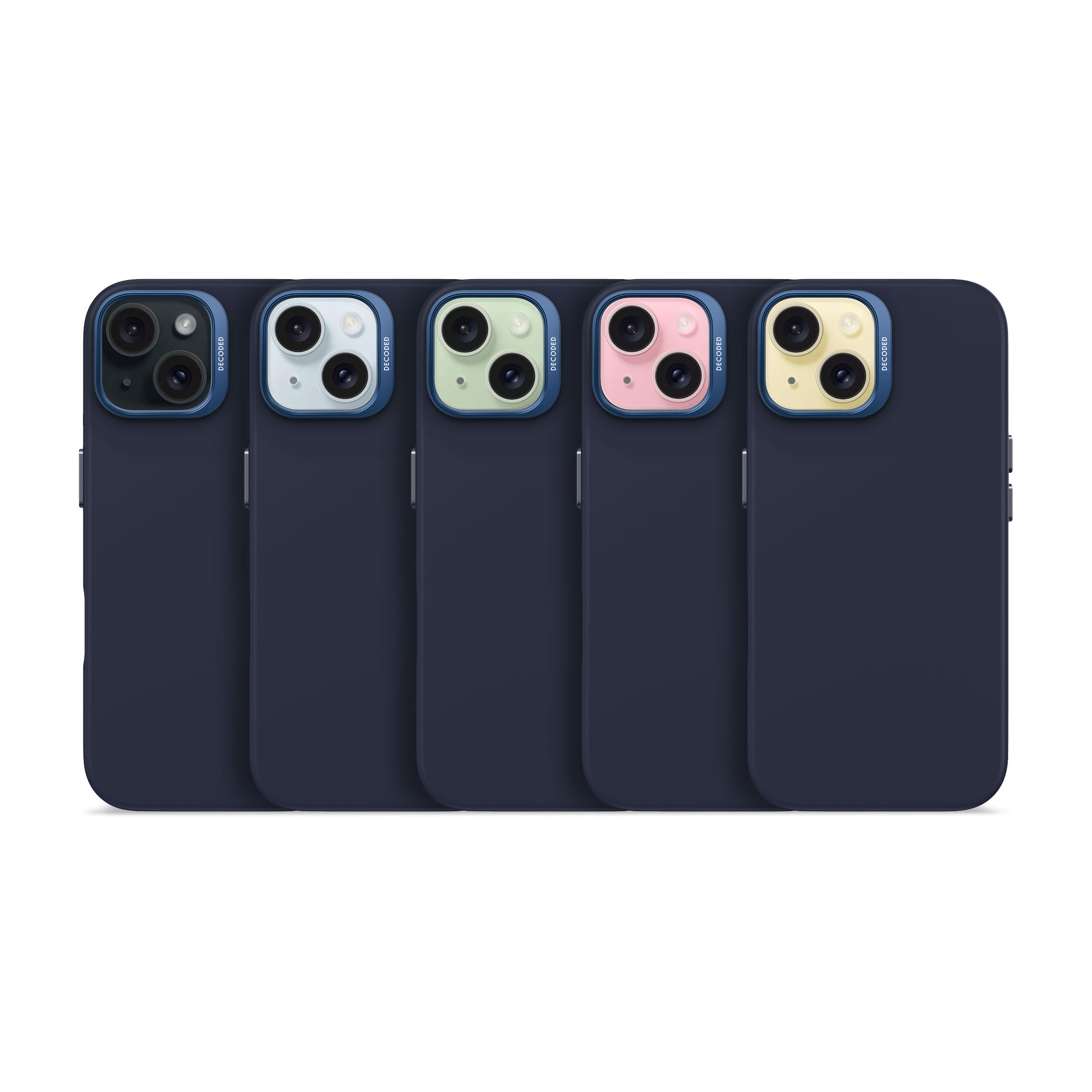 Navy Silicone Case for iPhone 15