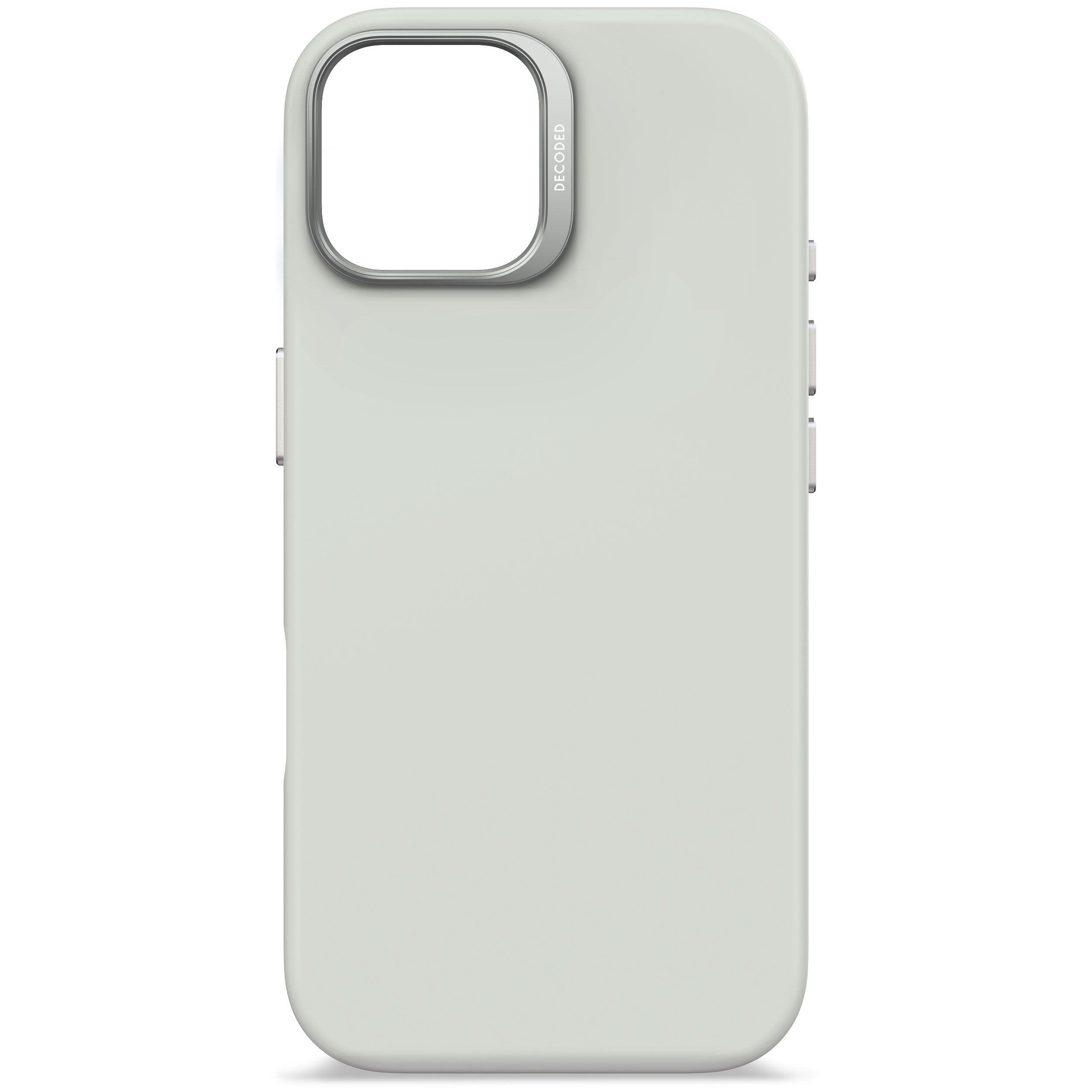 Stone Grey Silicone Case for iPhone 15