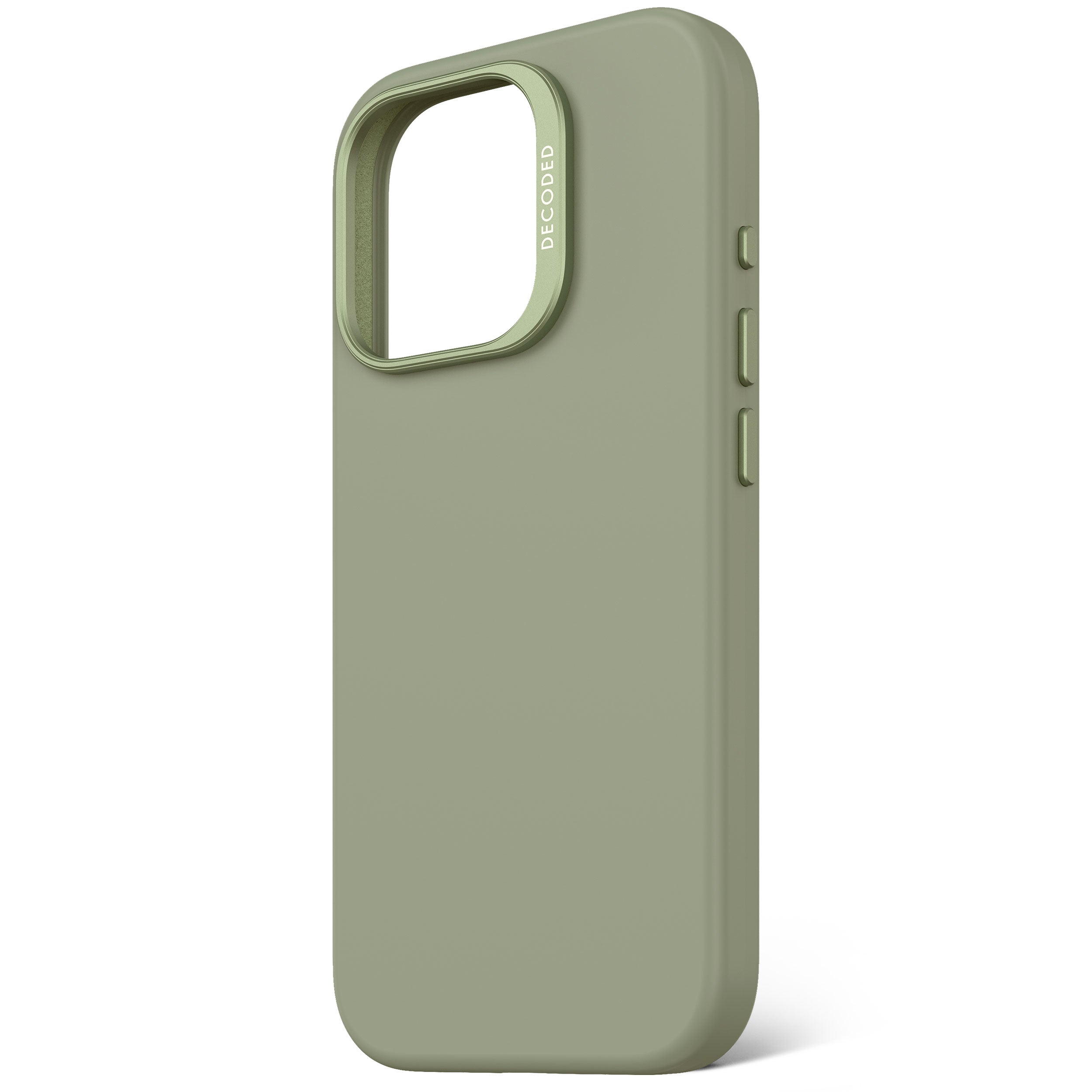 Jade Green Silicone Case for iPhone 15 Pro