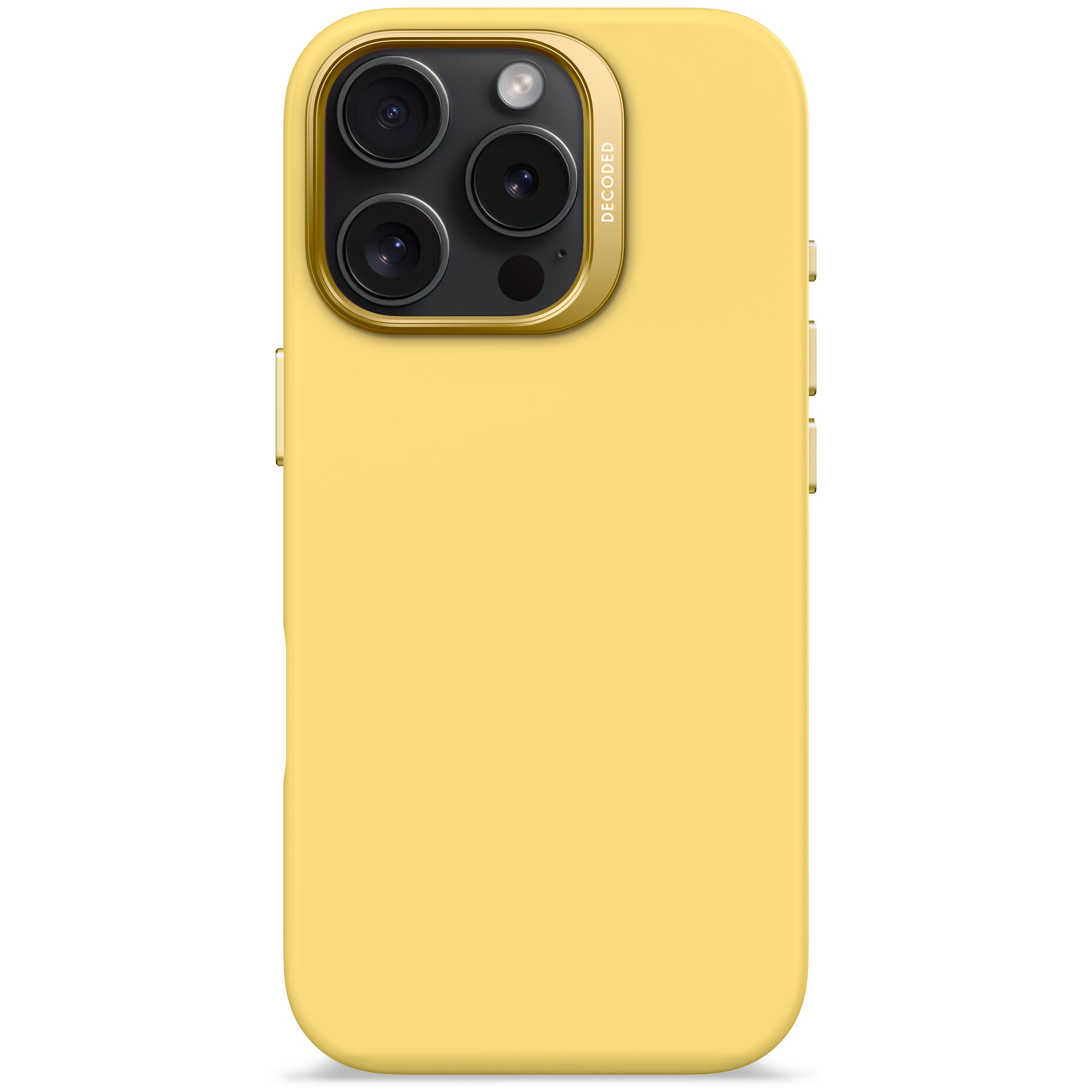 Popcorn Yellow Silicone Case for iPhone 15 Pro