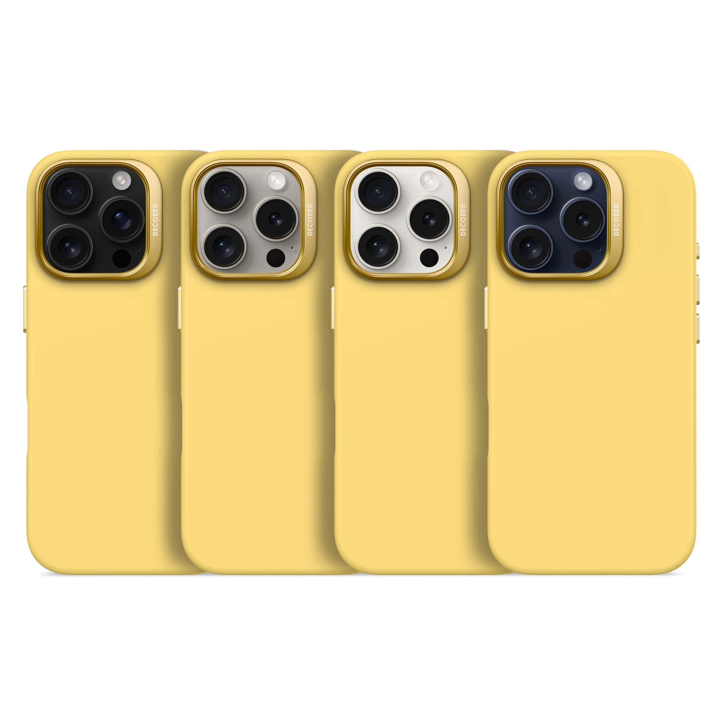 Popcorn Yellow Silicone Case for iPhone 15 Pro