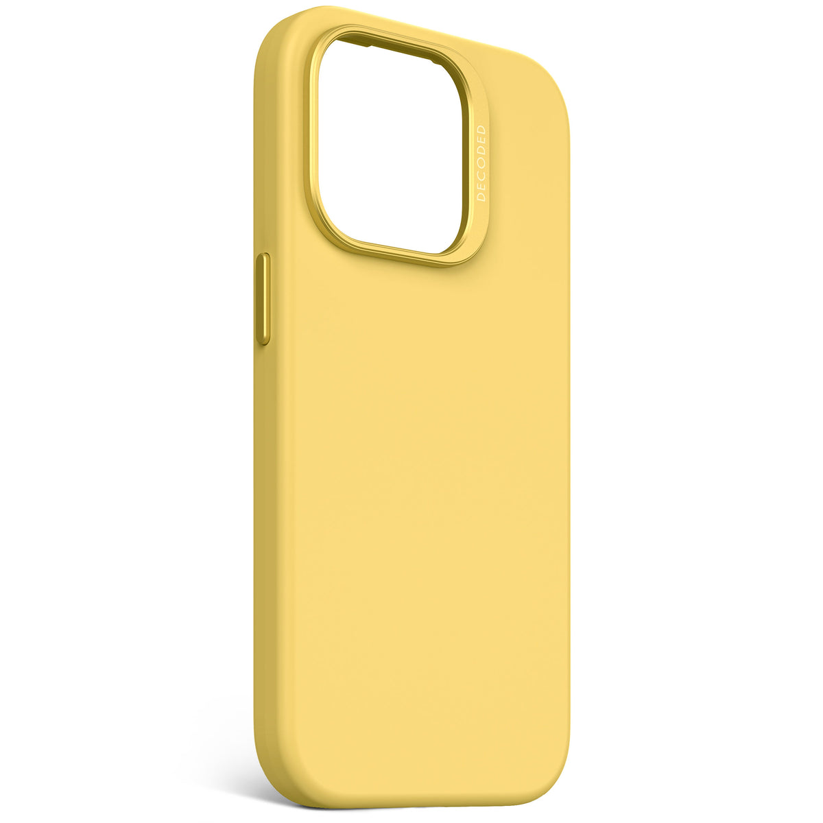 Decoded Popcorn Yellow Silicone Case for iPhone 15 Pro