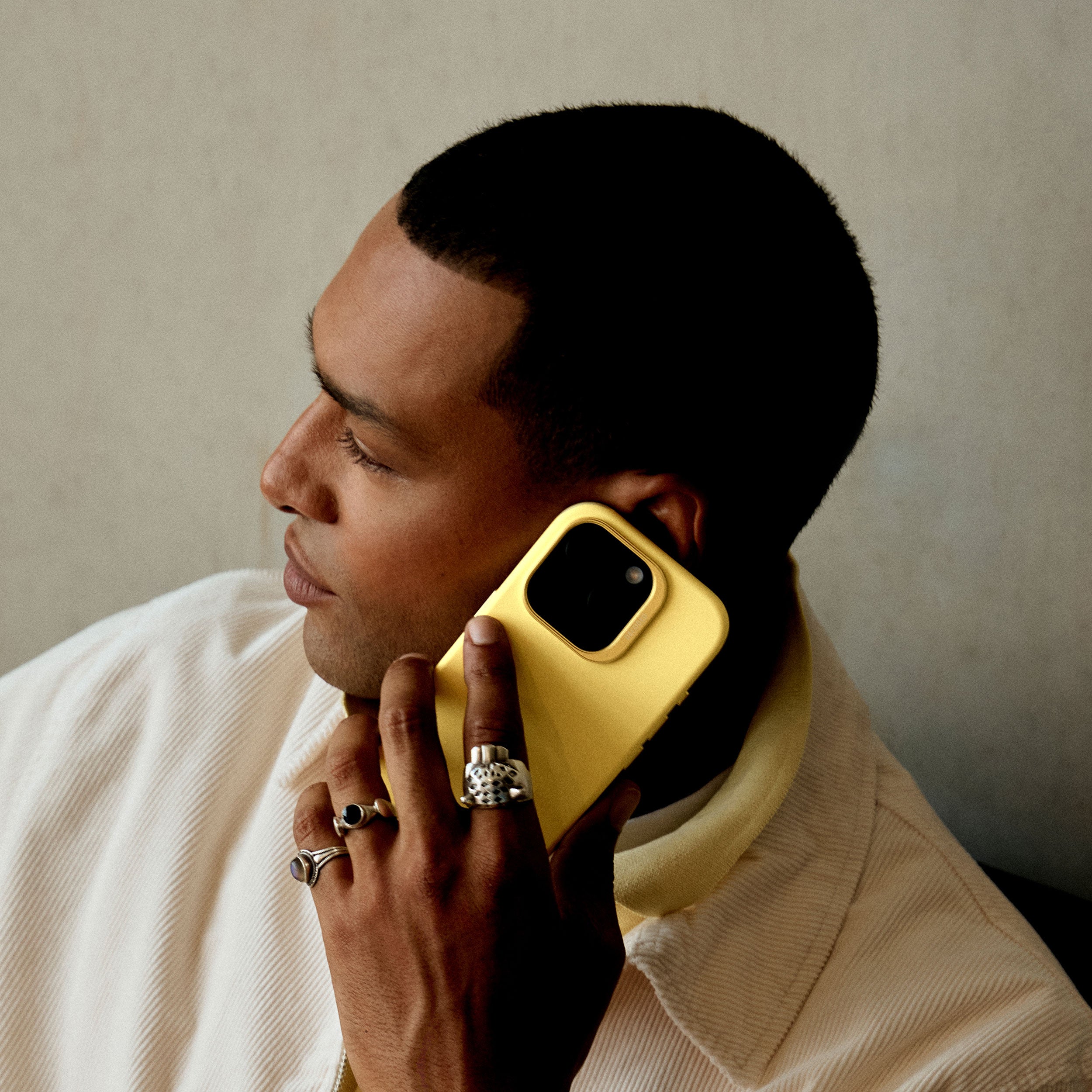 Popcorn Yellow Silicone Case for iPhone 15 Pro